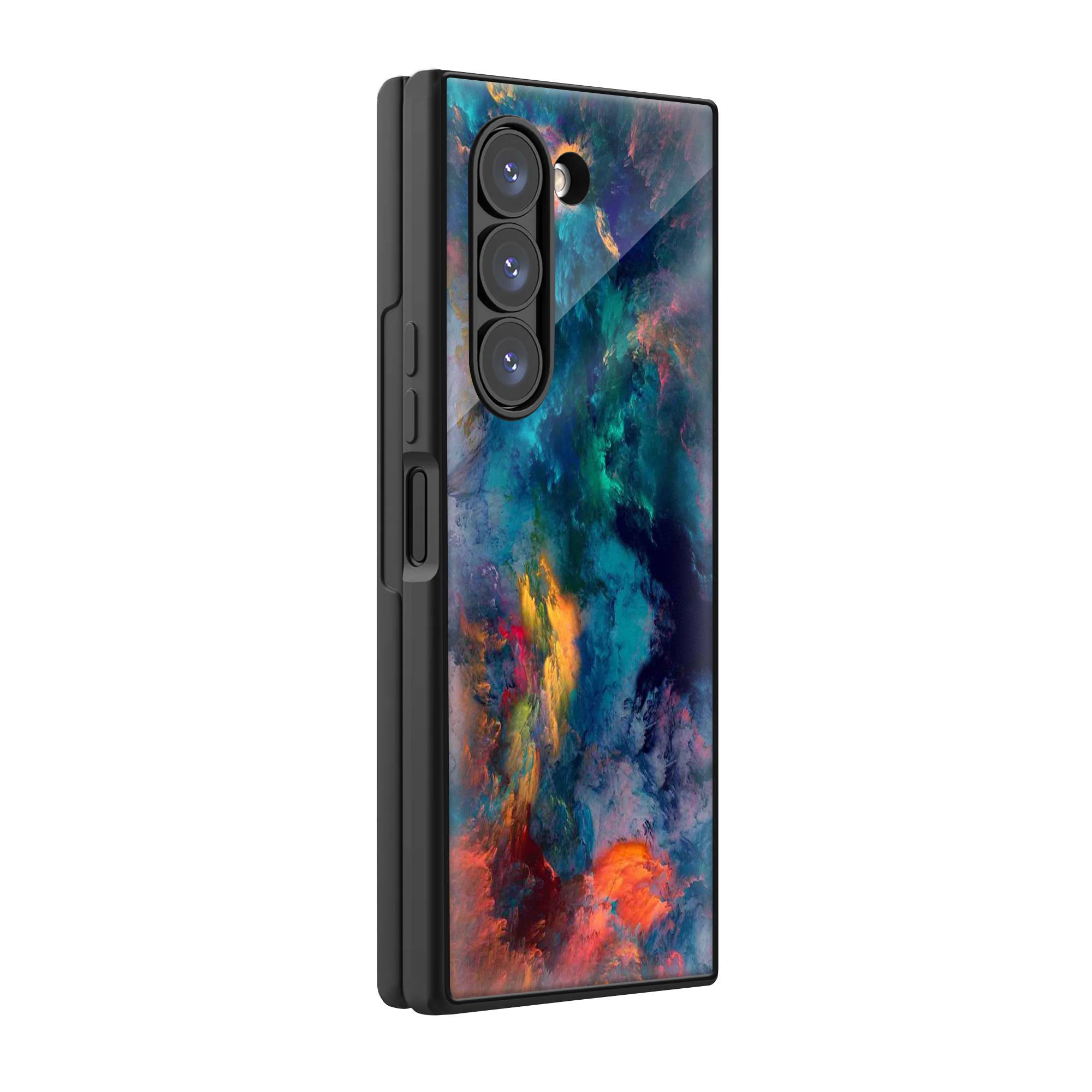 Jazzy Samsung Z Fold Glass Case image 0