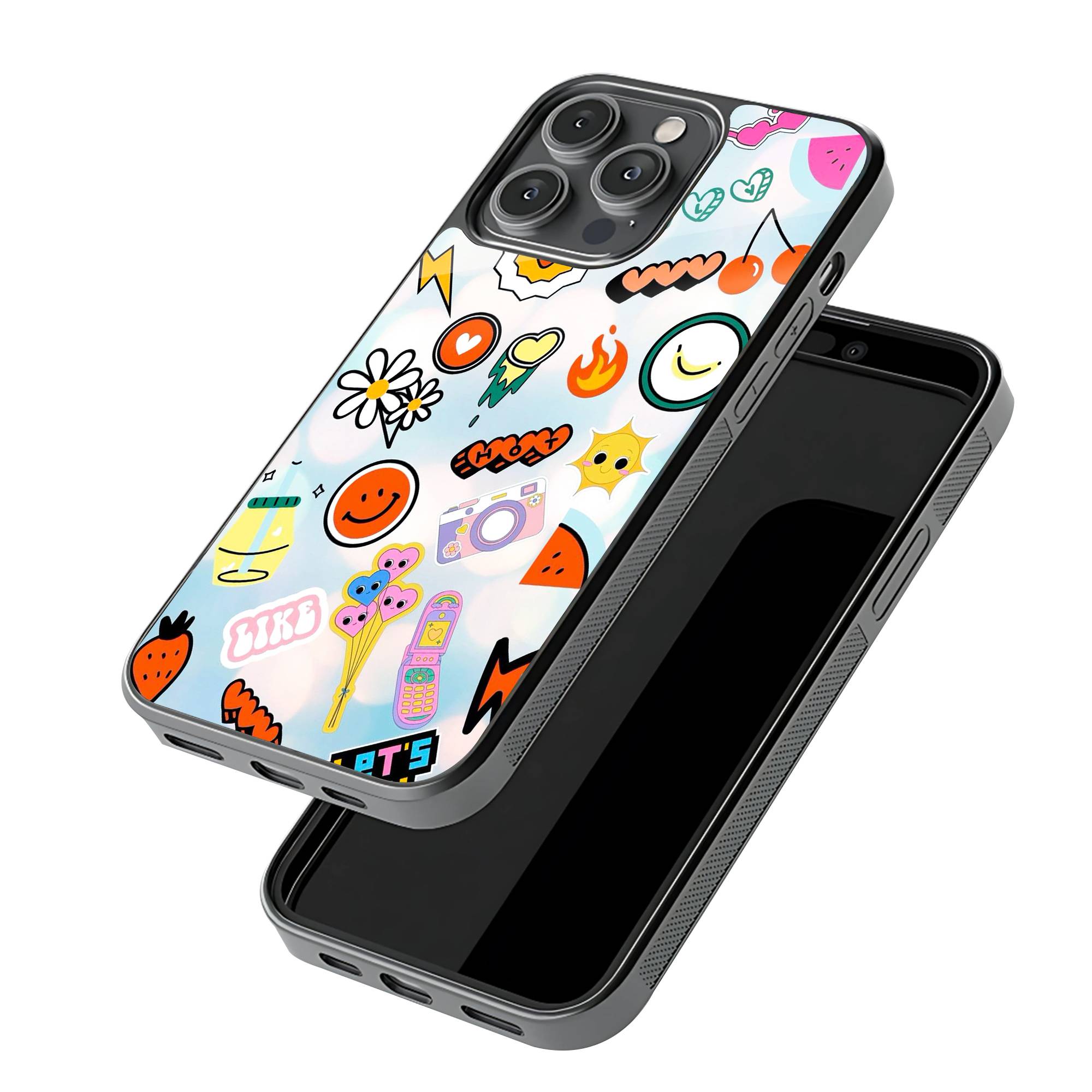 Sticker Art Glass Case image 2