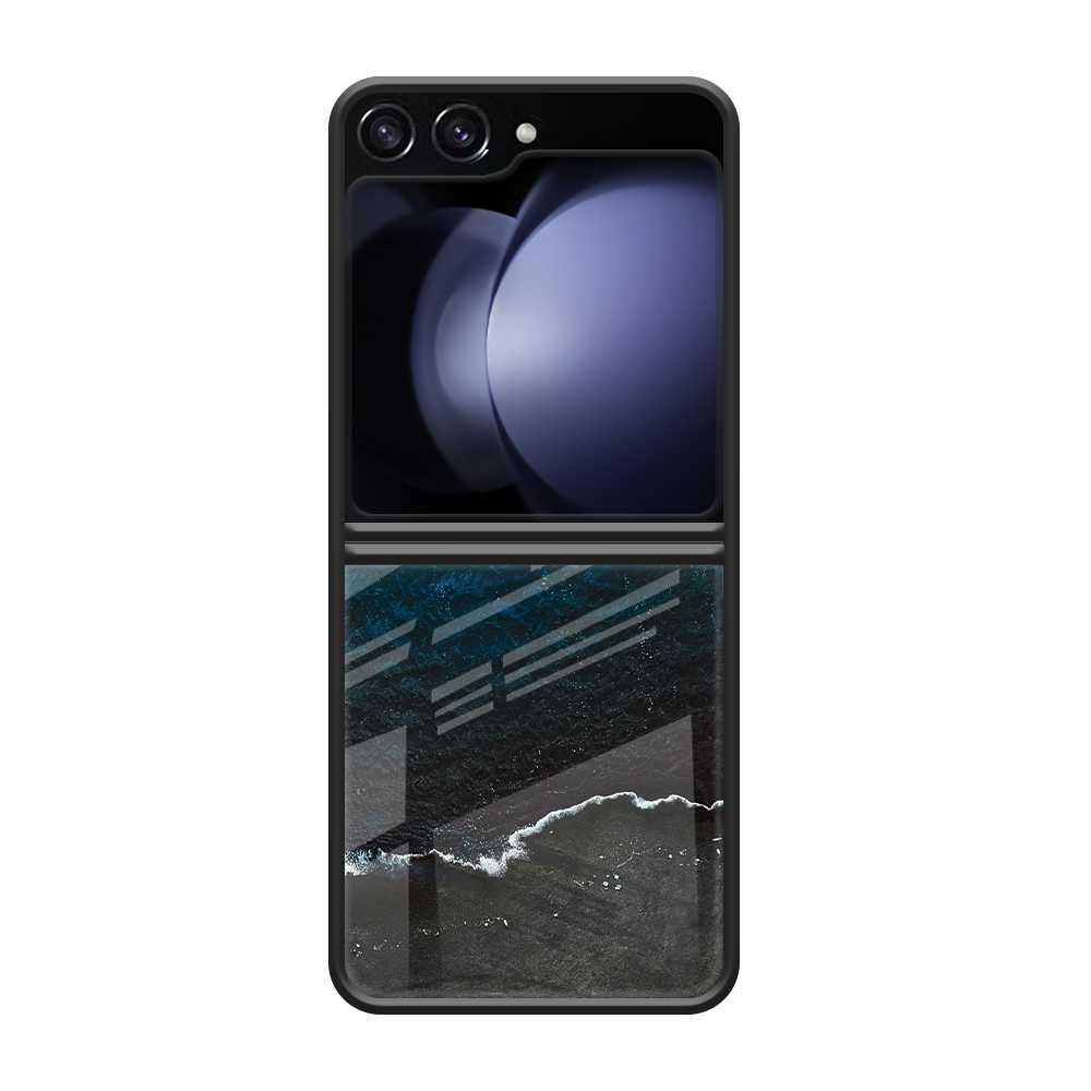 Beach Ocean Mood Samsung Z Flip 6 Glass Case image 0