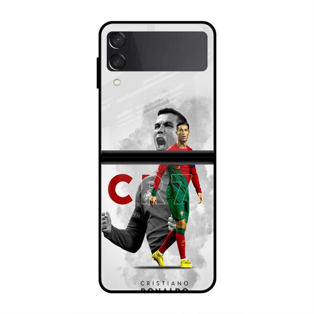 Cristiano Ronaldo Samsung Z Flip 3 Glass Case image 0