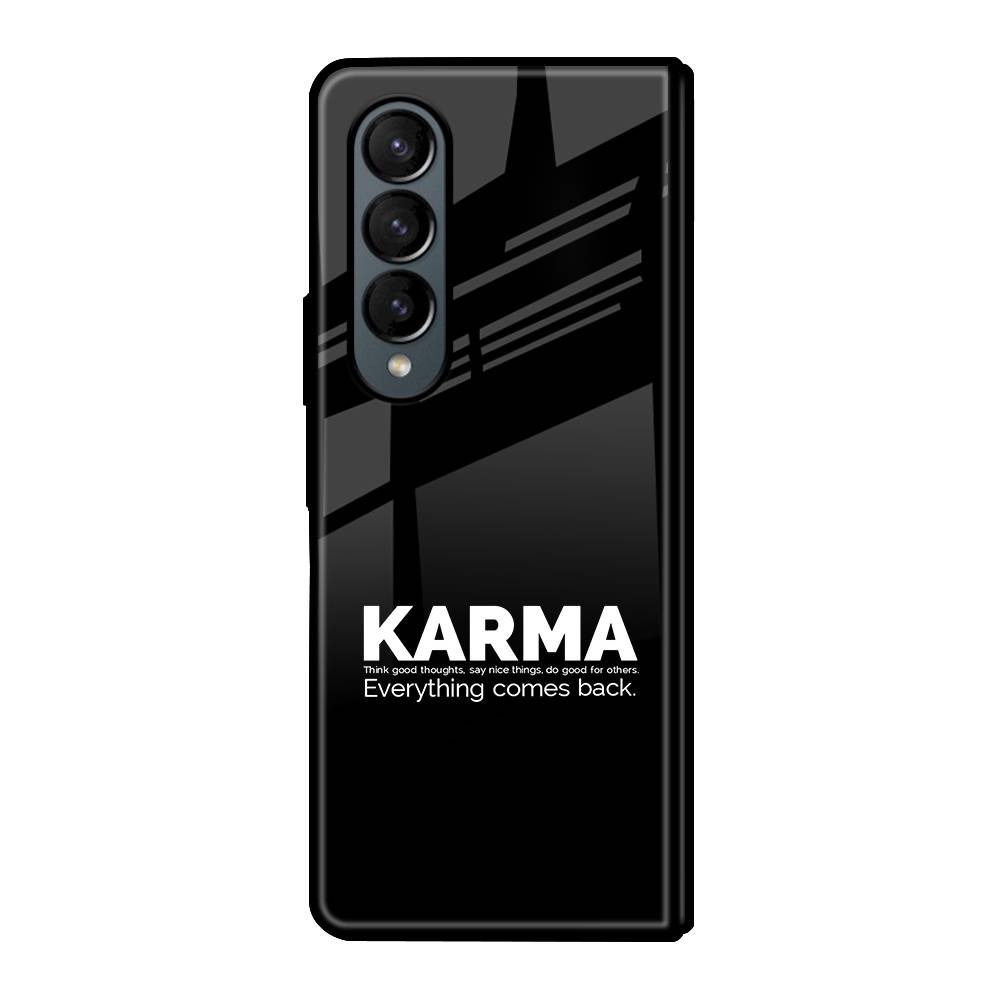 Karma Samsung Z Fold 3 Glass Case image 0