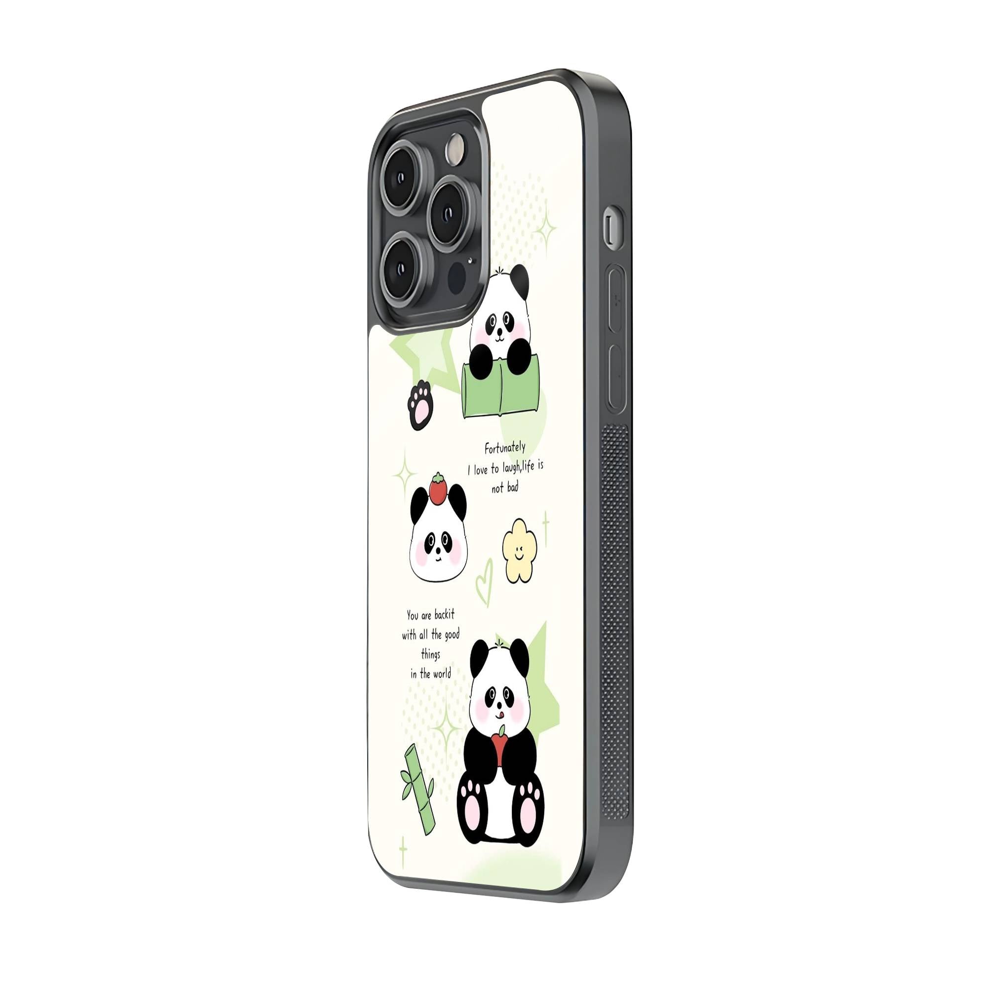 Panda Love Glass Case image 1