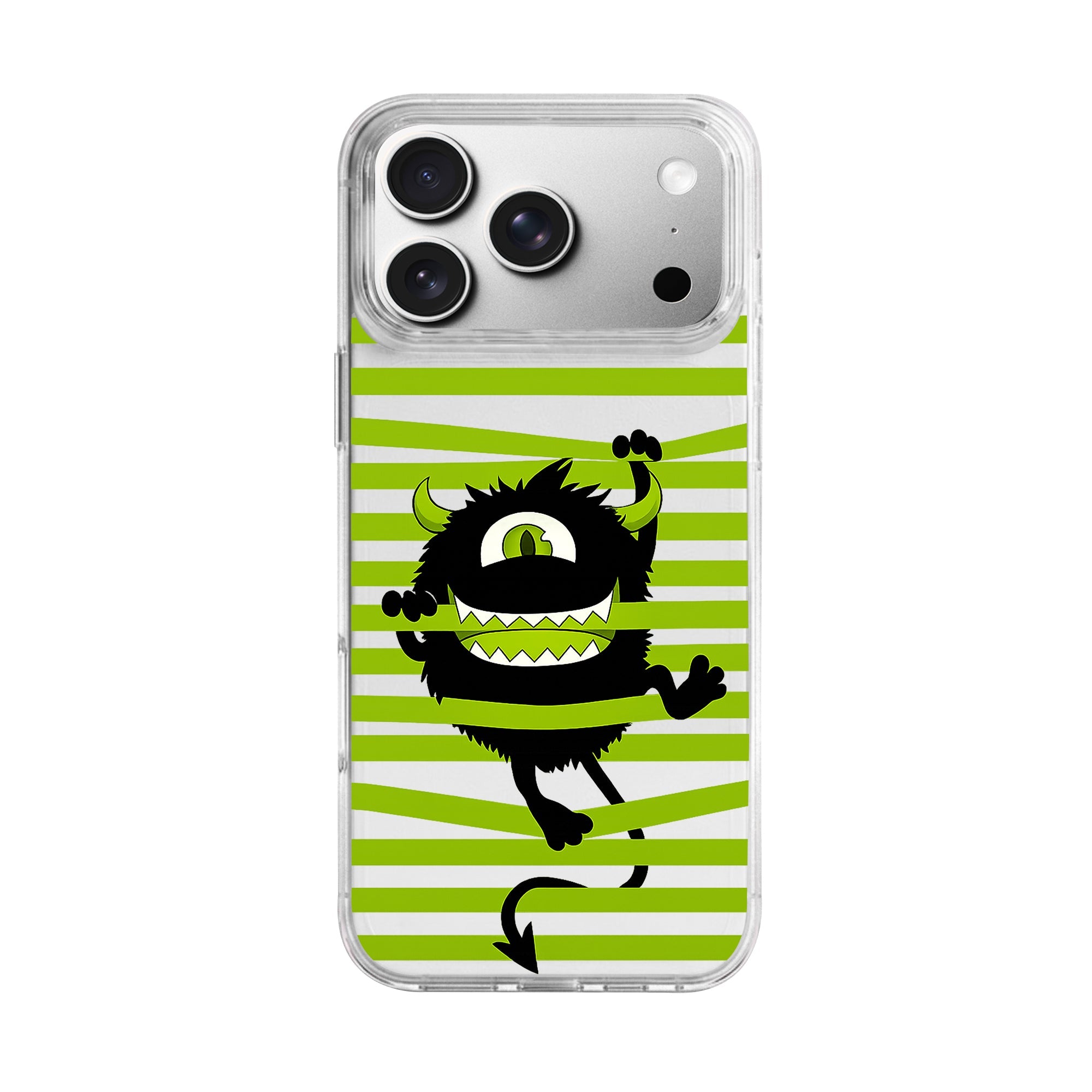 Stripe Snacker Bunny Premium Clear Case