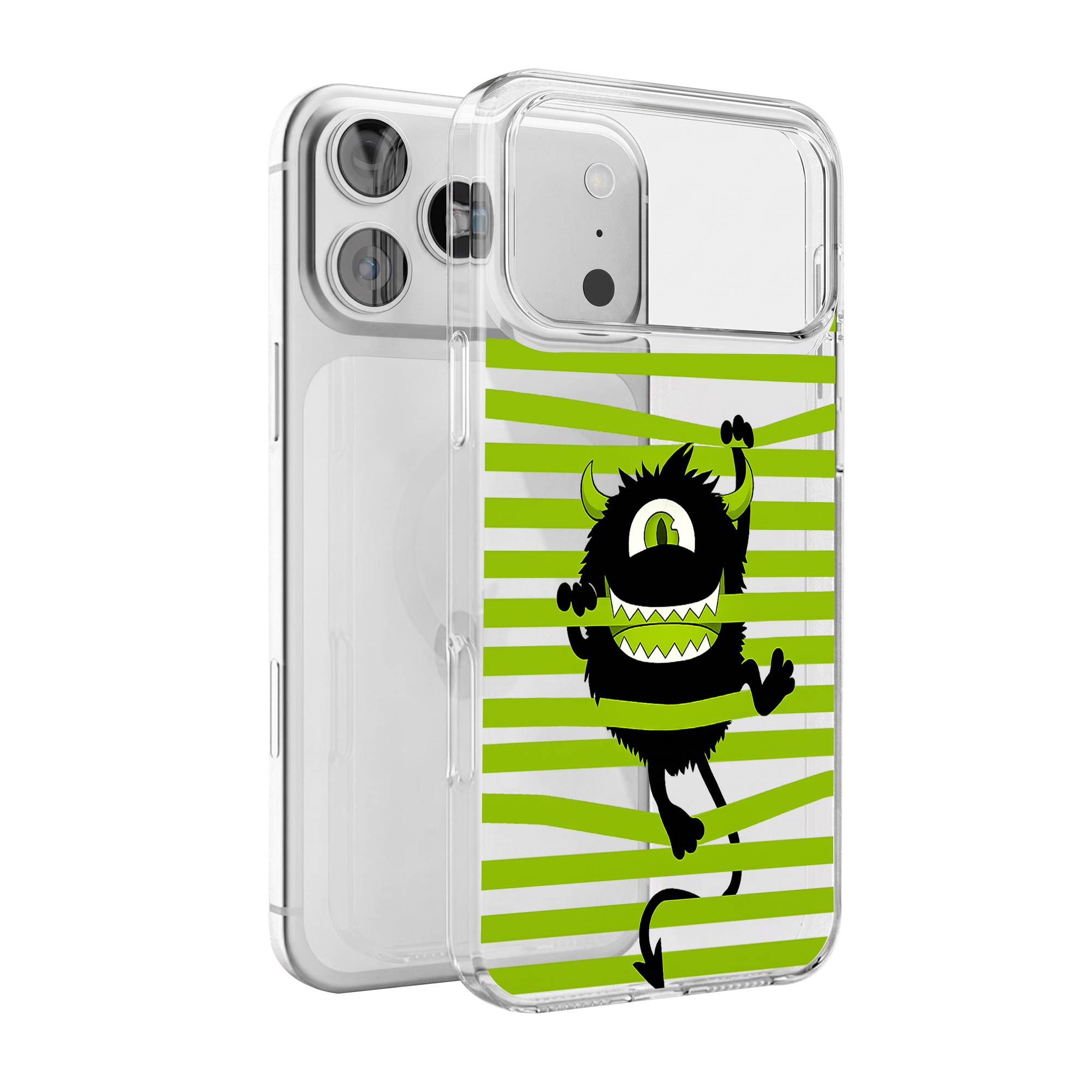 Stripe Snacker Bunny Premium Clear Case