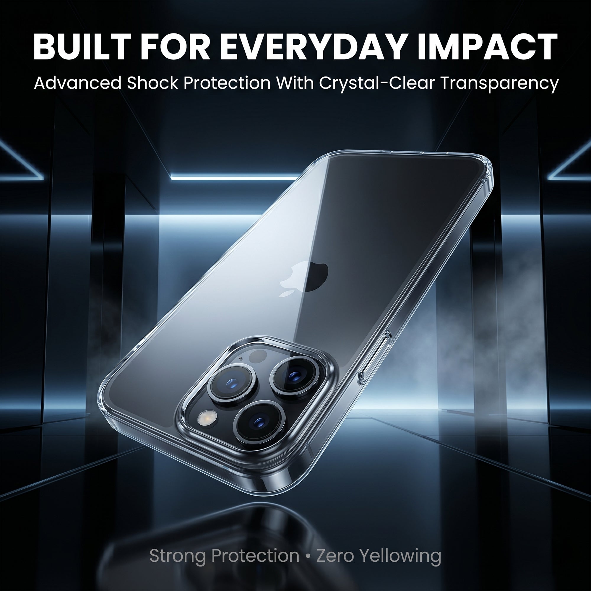 Anti Yellow Crystal Clear iPhone Case. No Yellow. Ever.