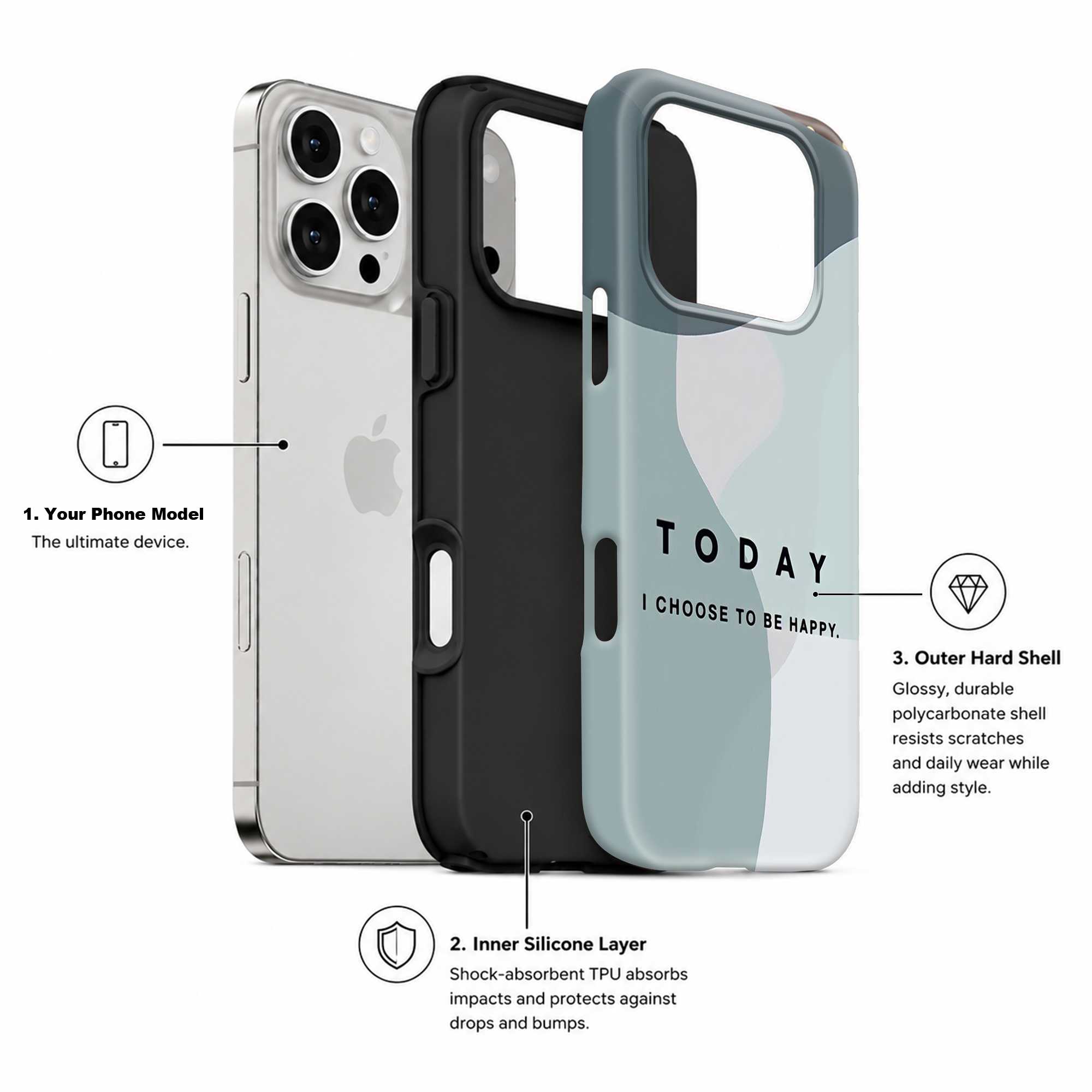 Arctic Bloom Dual Guard Case