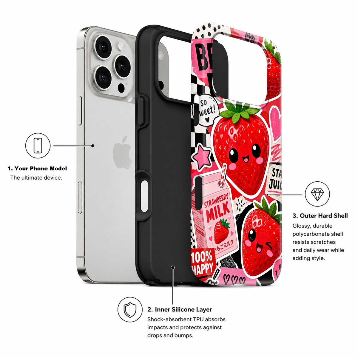Berry Good Dual Guard Case
