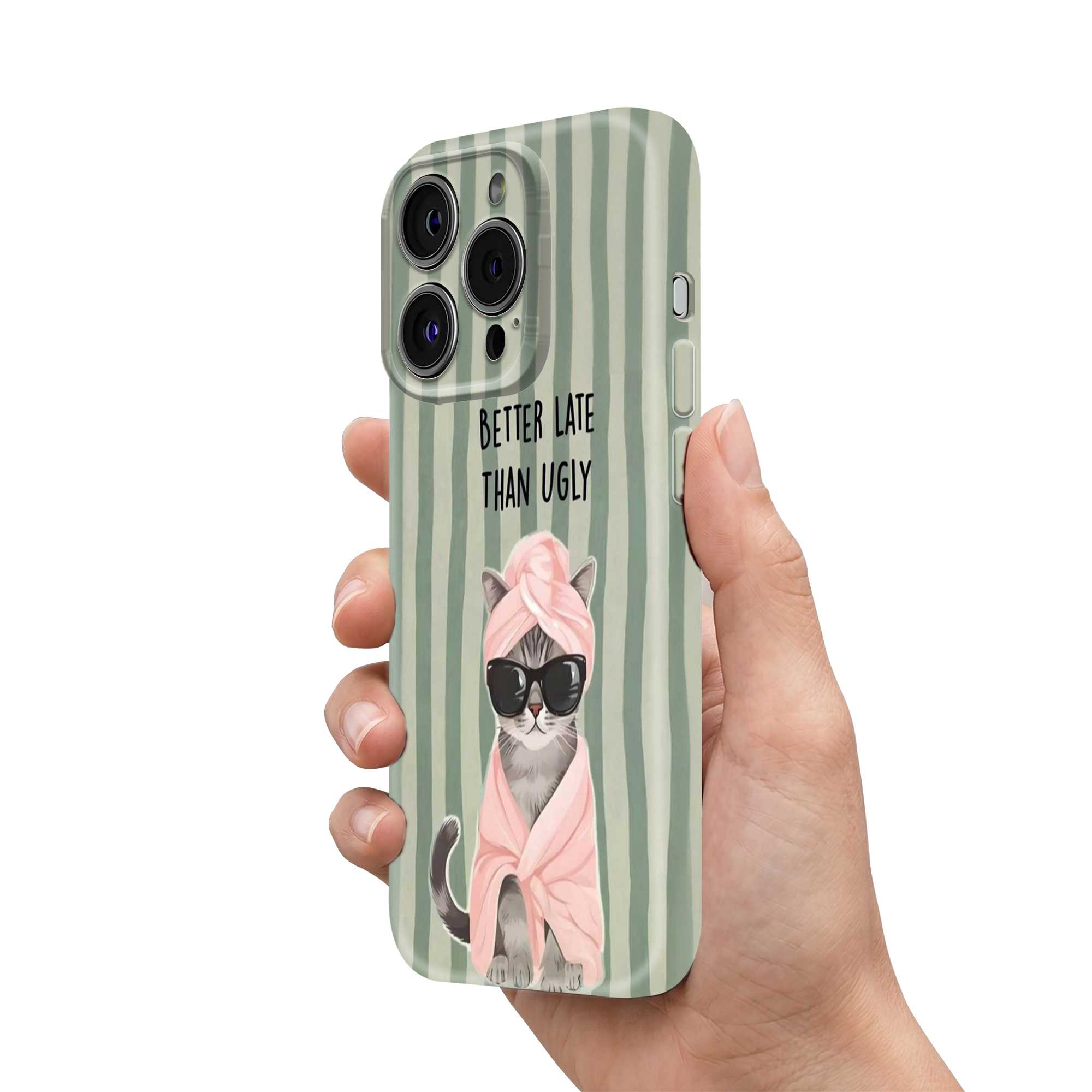 Better Late Glossy Hard Case