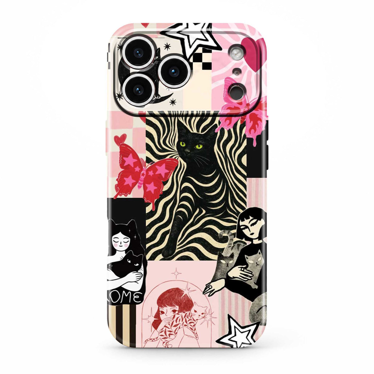 Black Cat Magic Glossy Hard Case