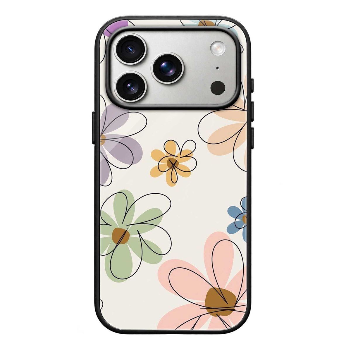 Bloom Sketch Glass Case
