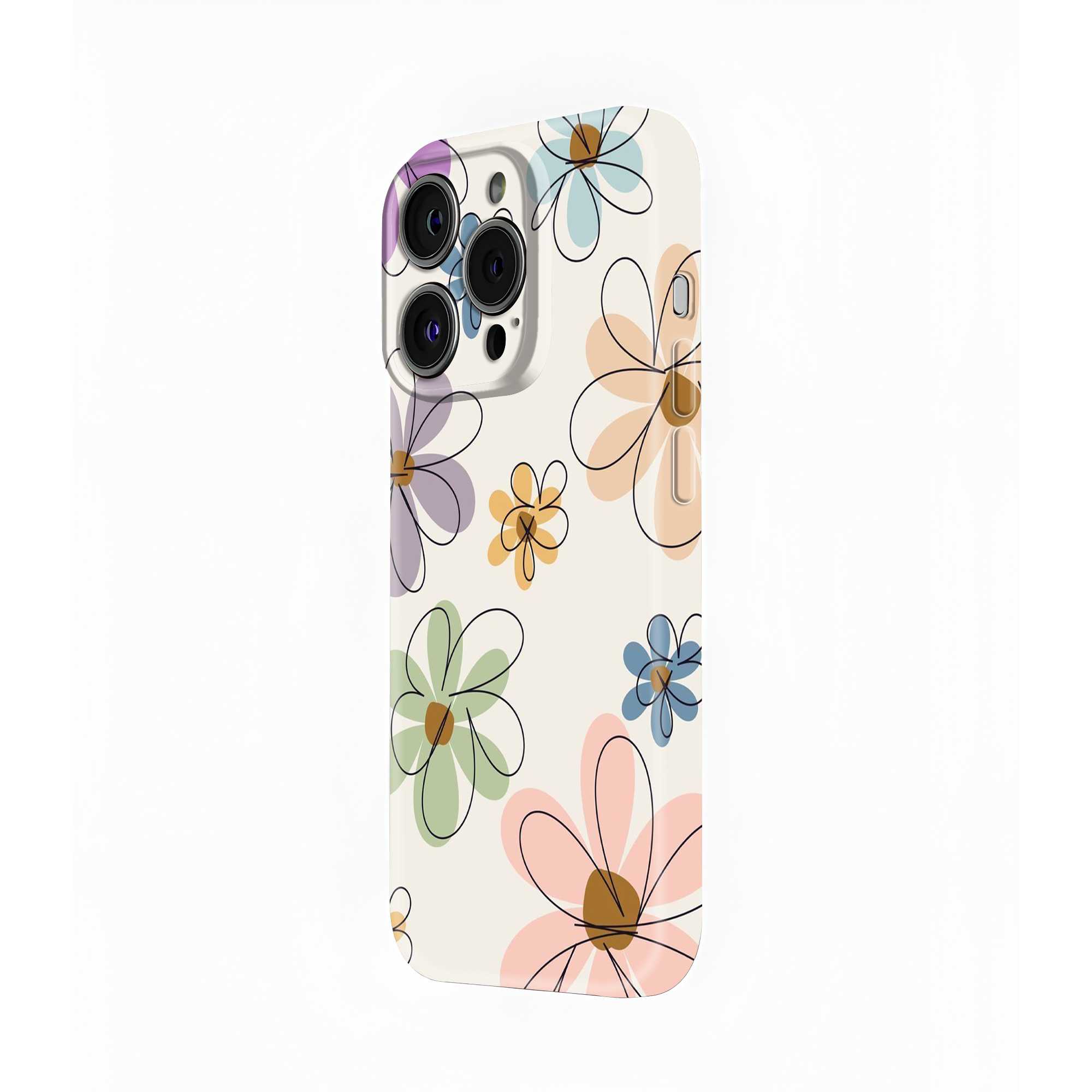 Bloom Sketch Glossy Hard Case