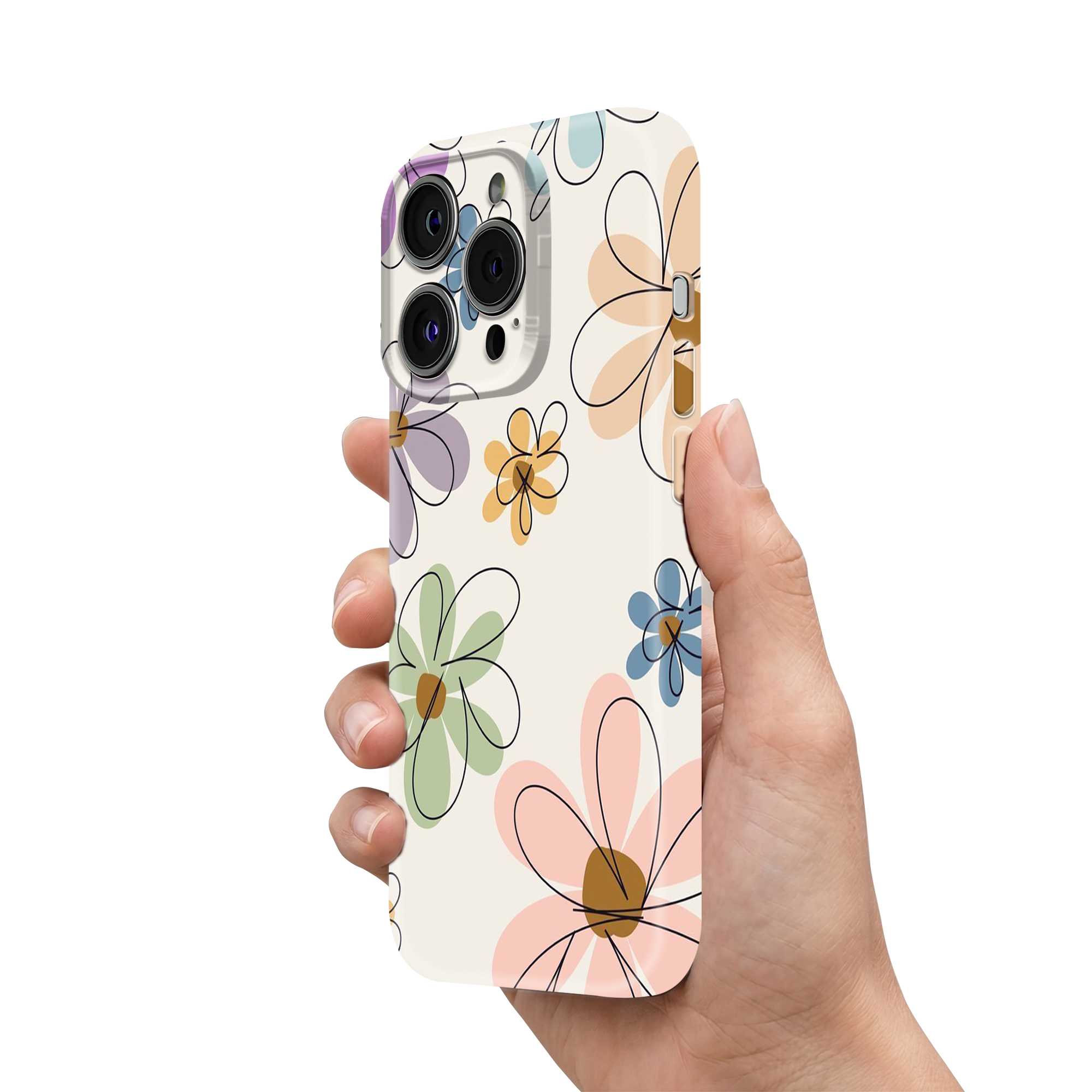 Bloom Sketch Glossy Hard Case