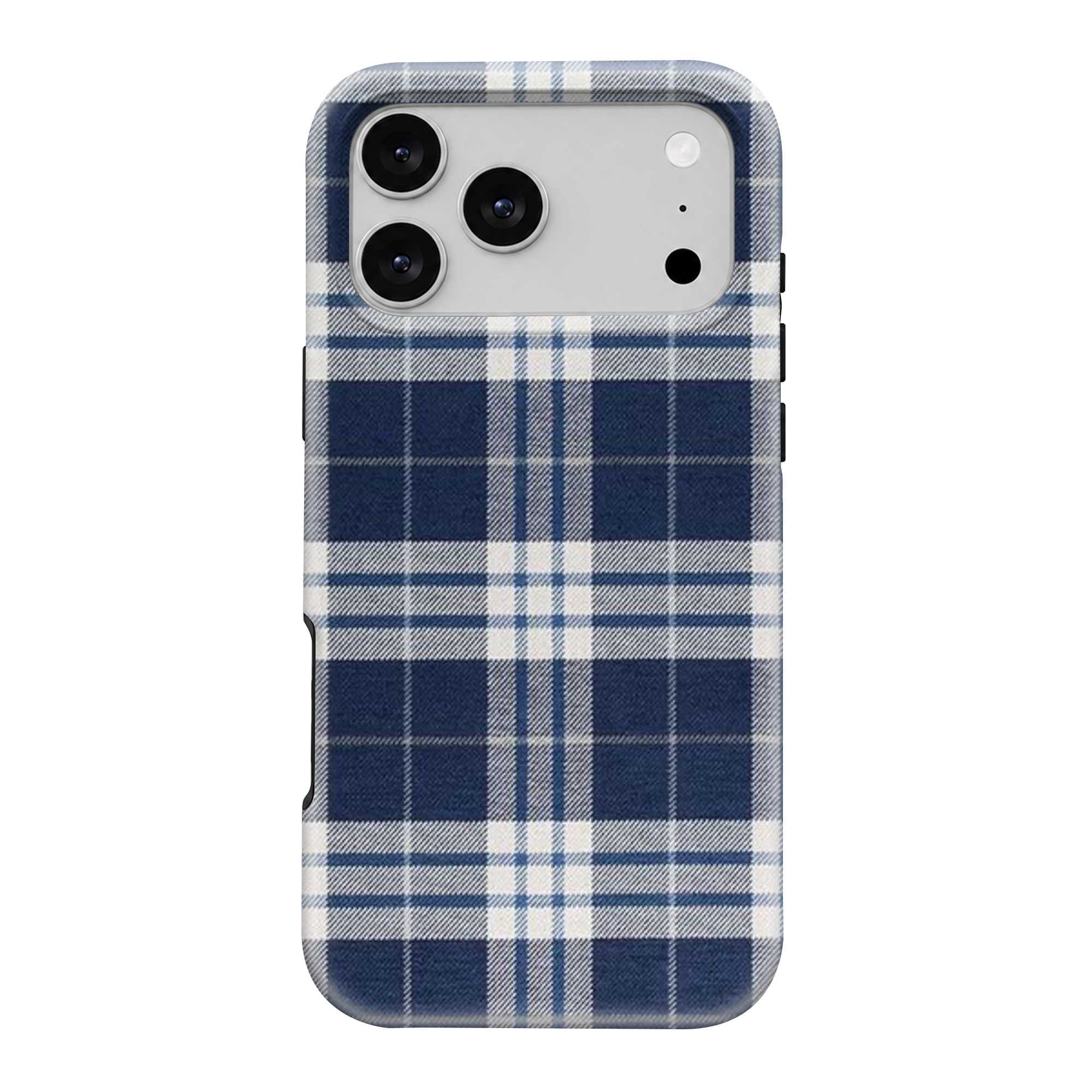 Blue Tartan Dual Guard Case