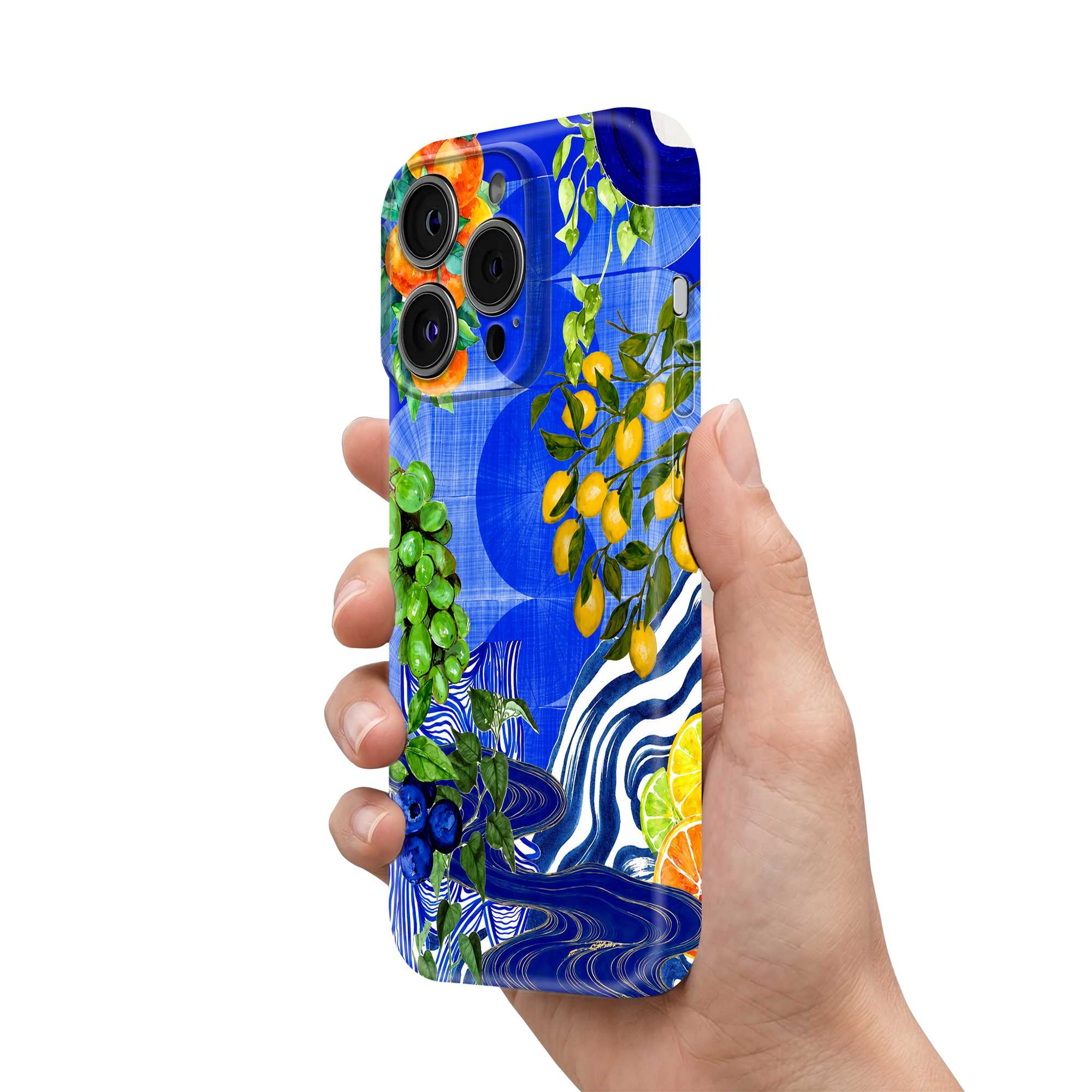 Blue Orchard Glossy Hard Case