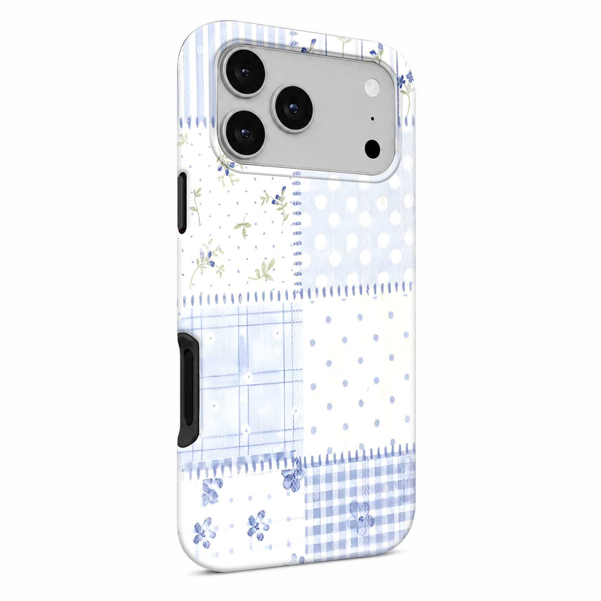 Blue Patchwork Dual Guard Case