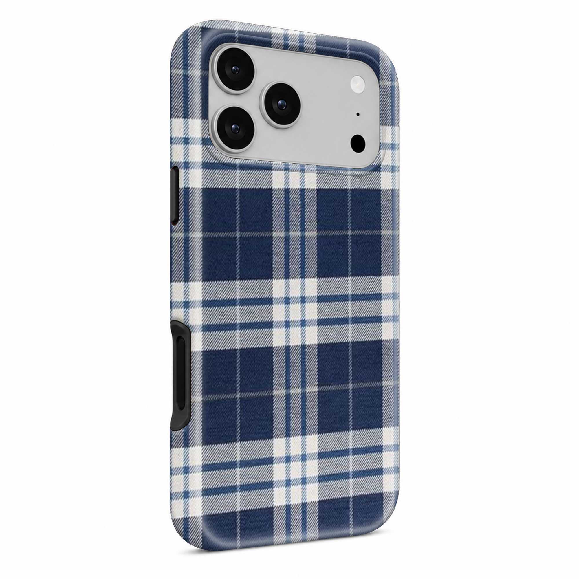 Blue Tartan Dual Guard Case