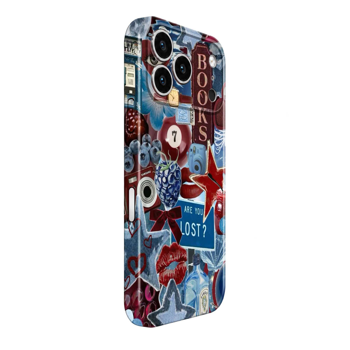 Blueberry Dreams Glossy Hard Case