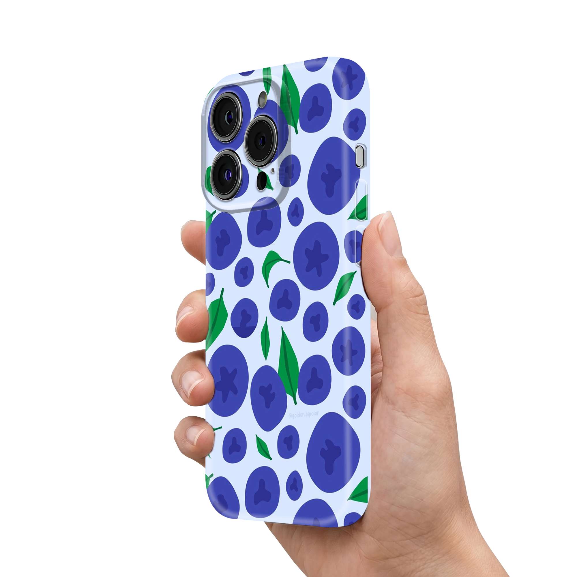 Blueberry Pop Glossy Hard Case