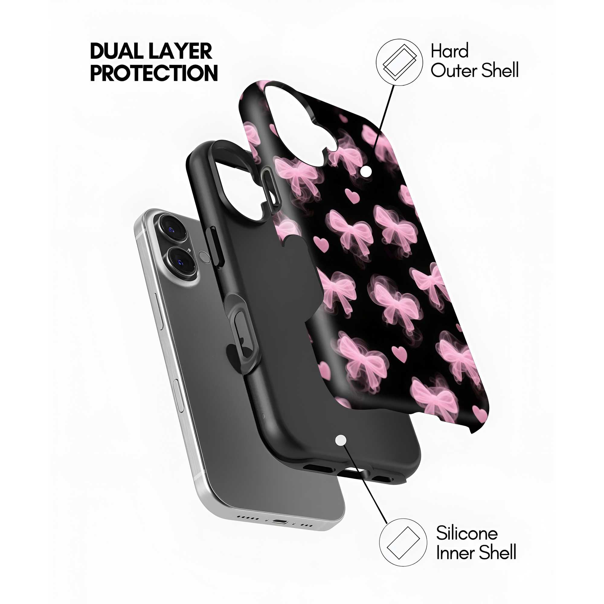 Blush Bow Dreams Dual Guard Case