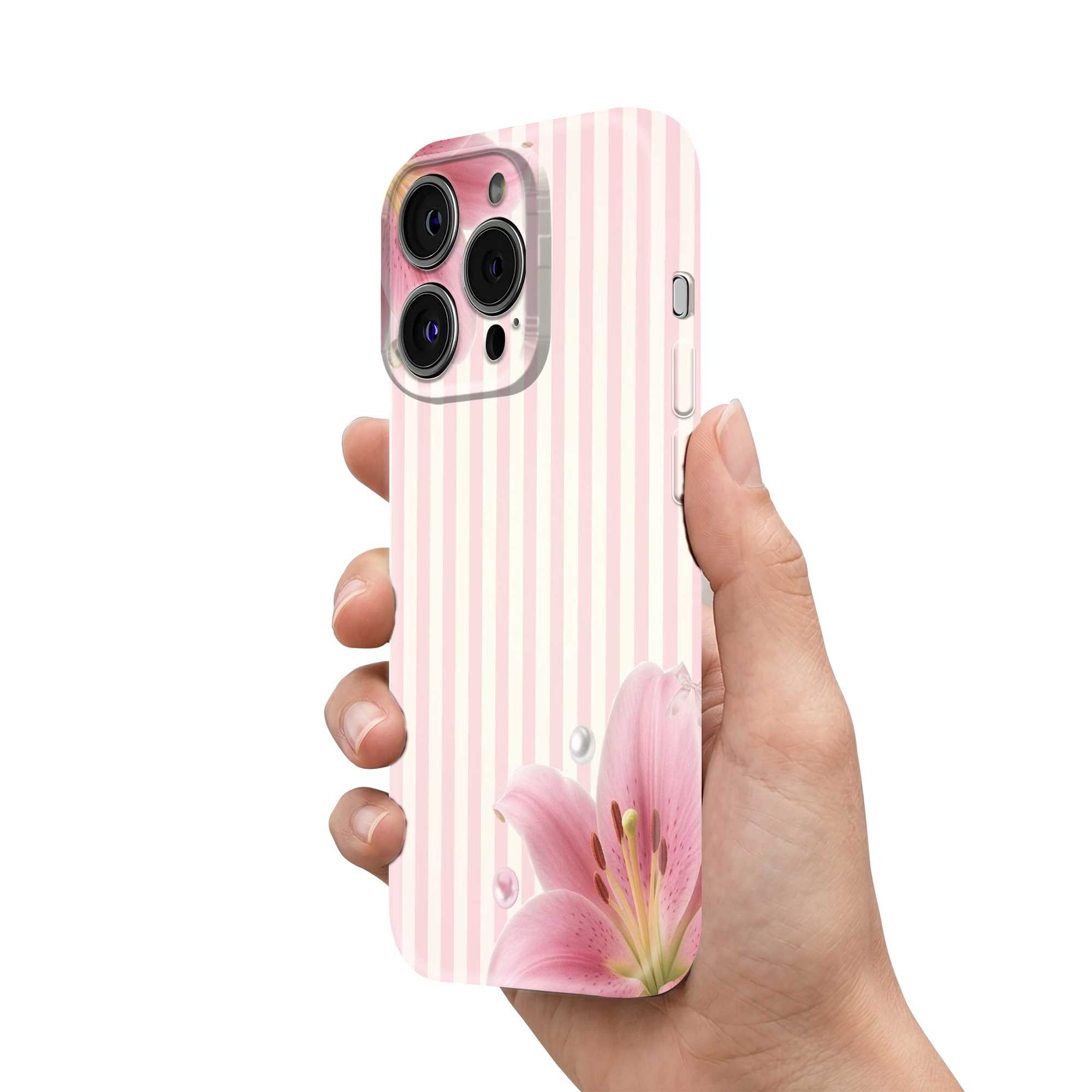 Blush Lily Glossy Hard Case