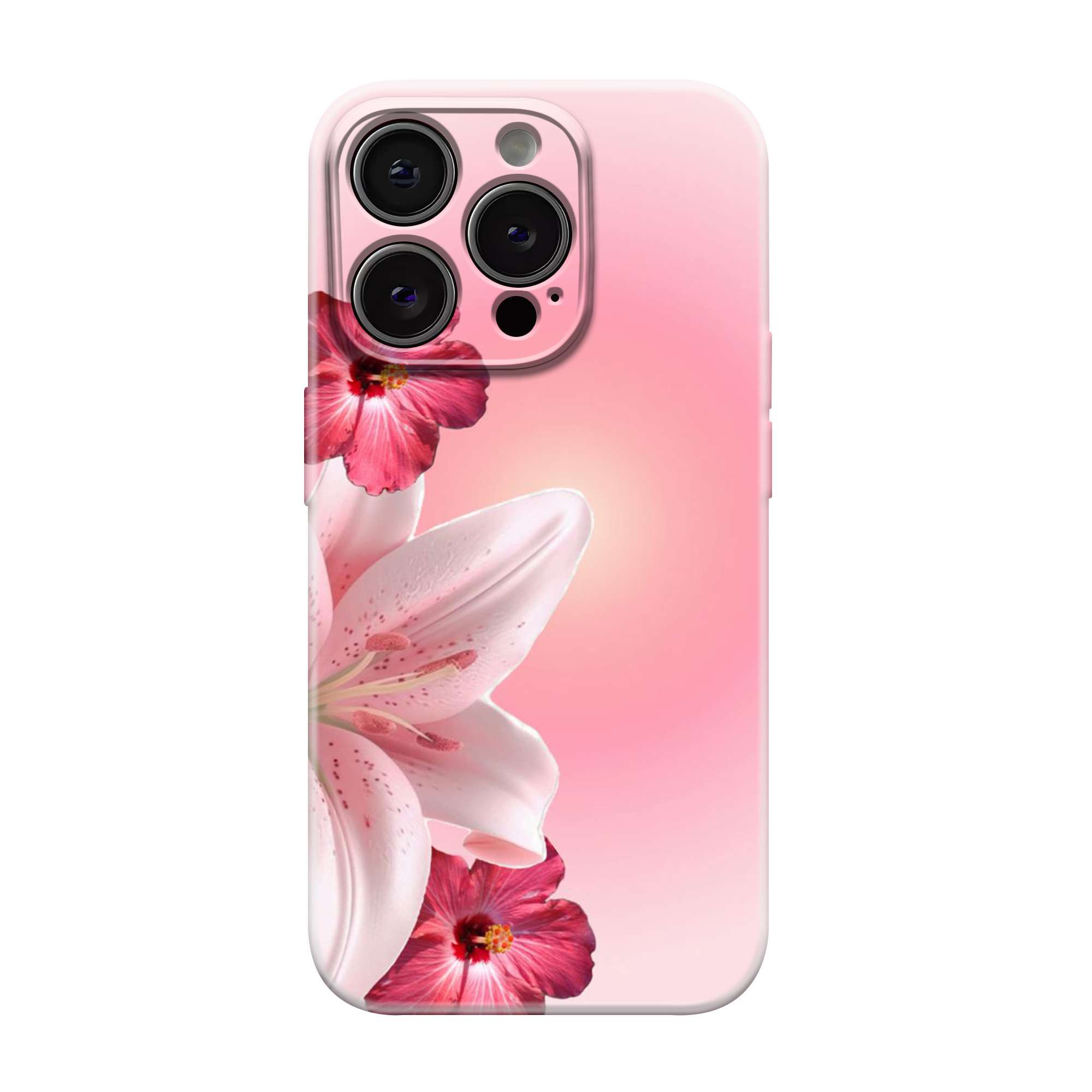 Blushing Lily Glossy Hard Case