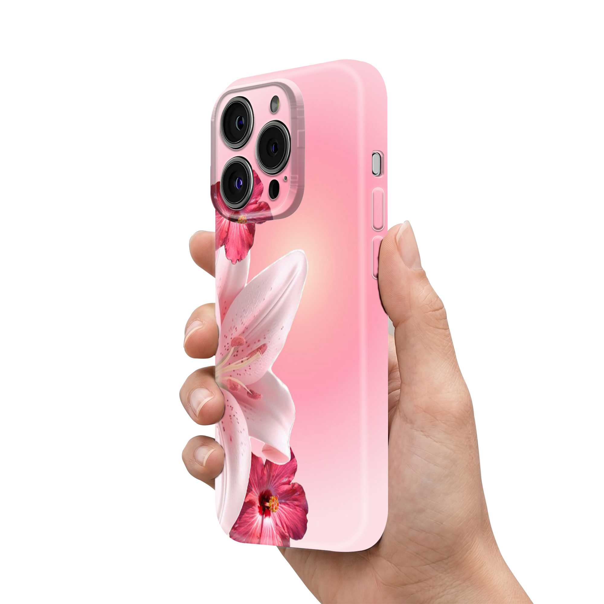 Blushing Lily Glossy Hard Case