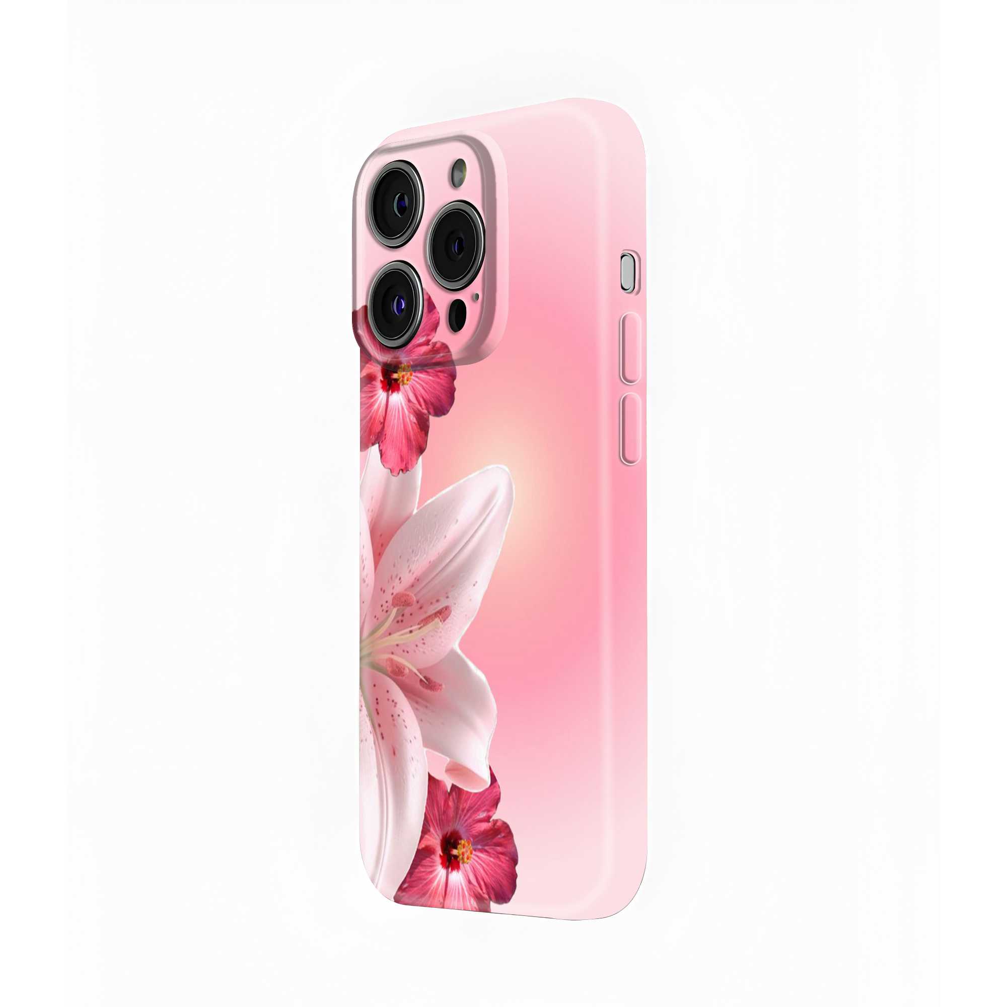 Blushing Lily Glossy Hard Case