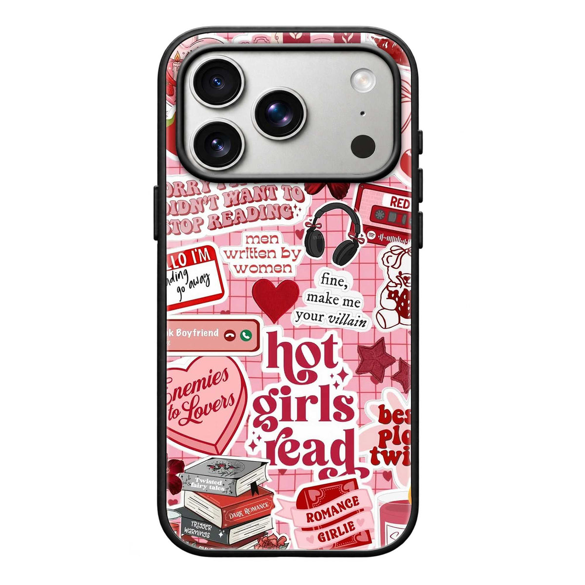 Bookish & Spicy Glass Case