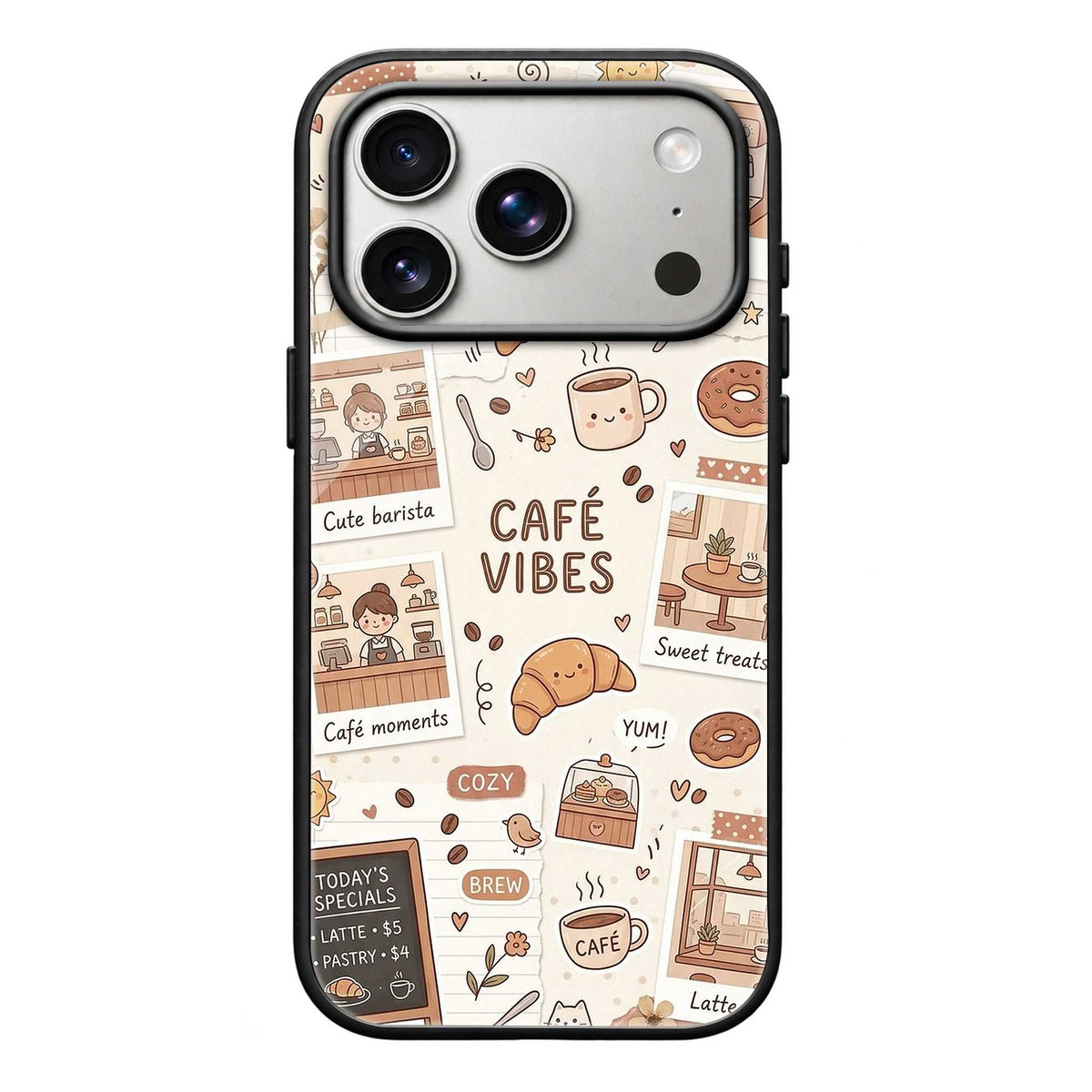 Café Vibes Glass Case