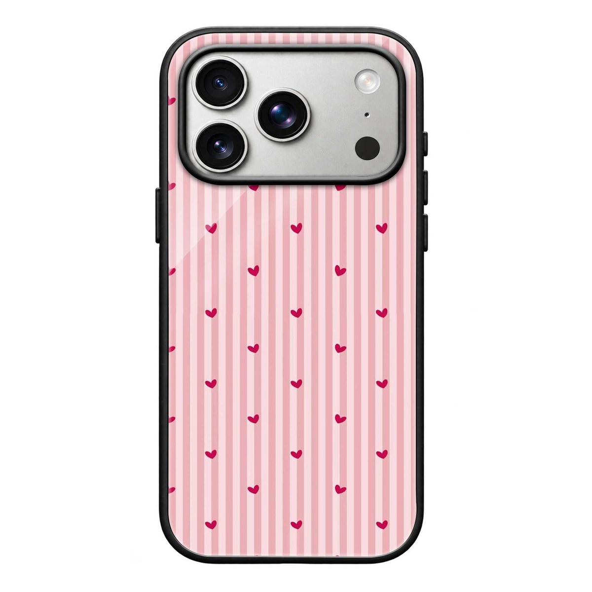 Candy Hearts Glass Case