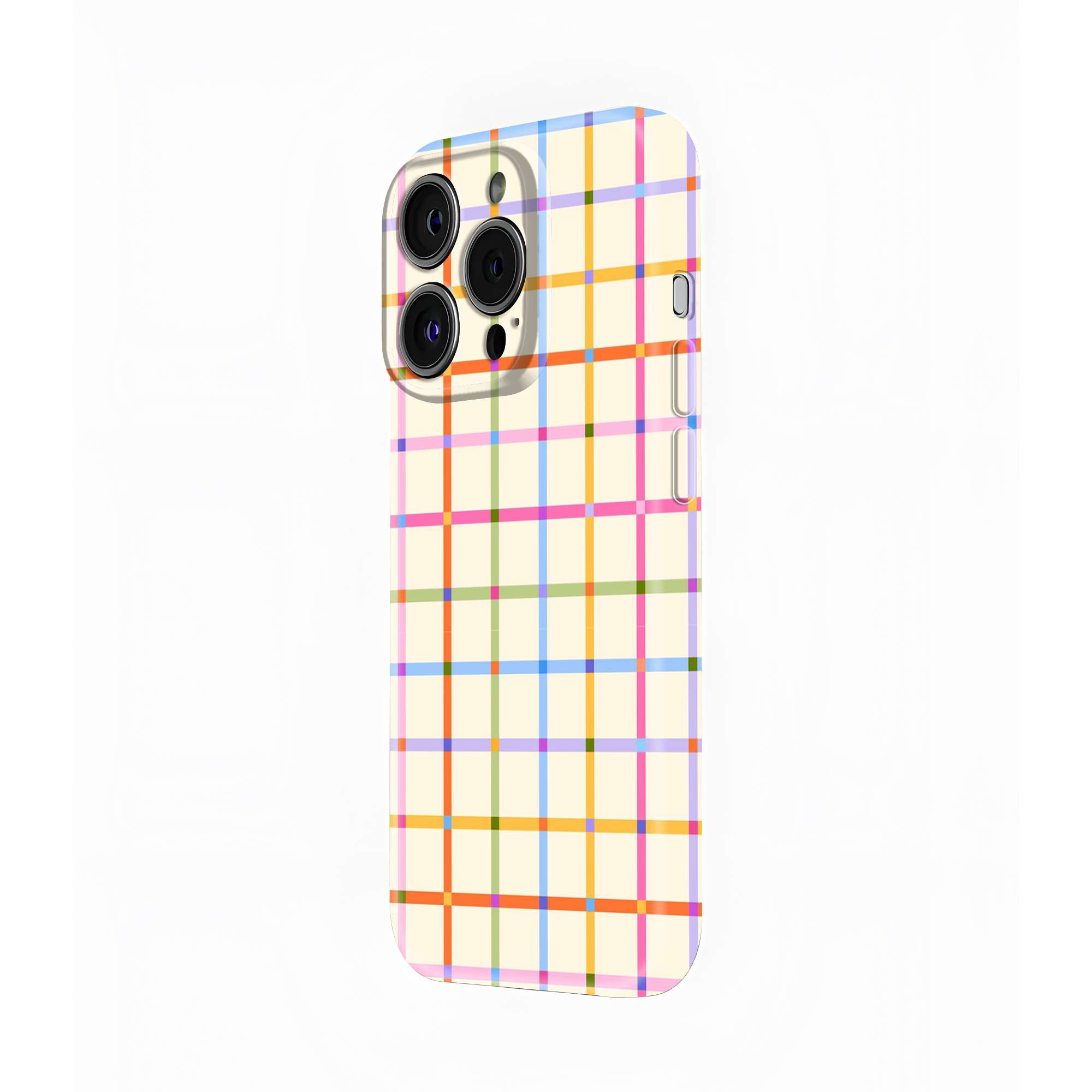 Candy Plaid Glossy Hard Case