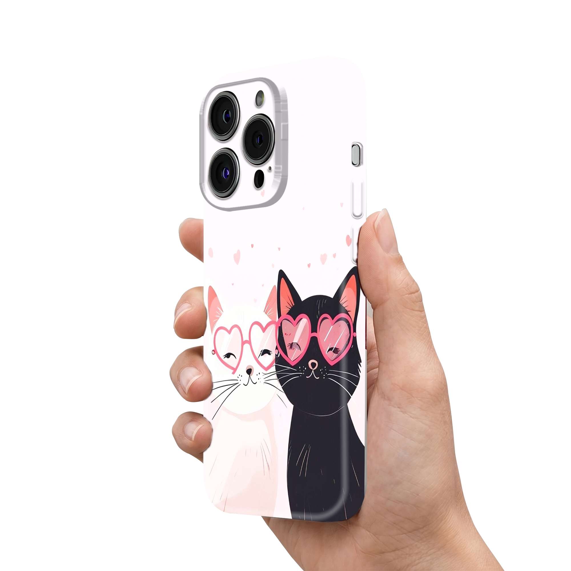 Cat Love Glossy Hard Case