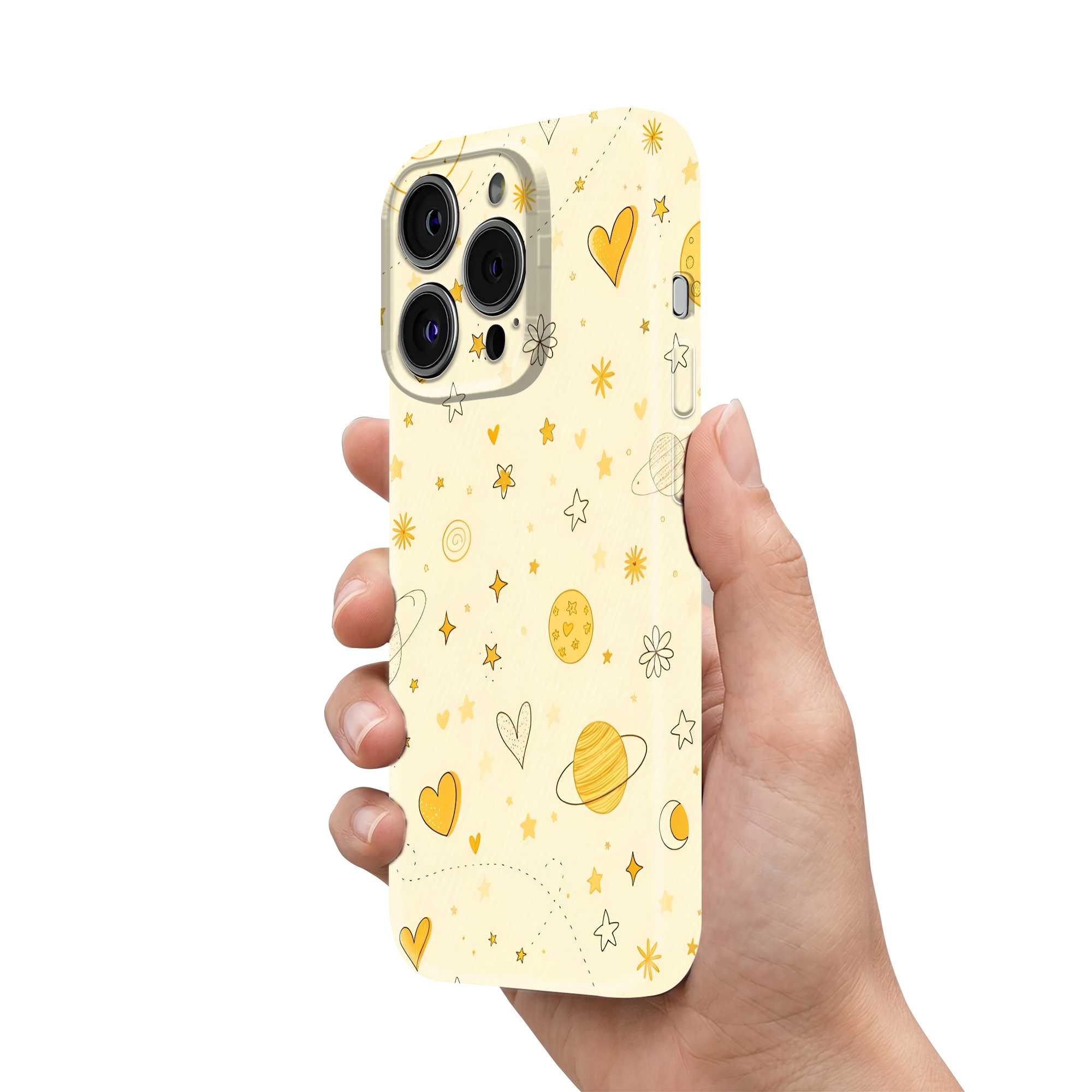 Celestial Doodle Glossy Hard Case