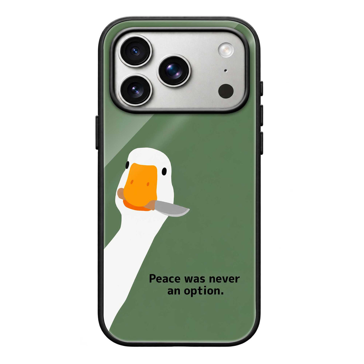 Chaos Goose Glass Case