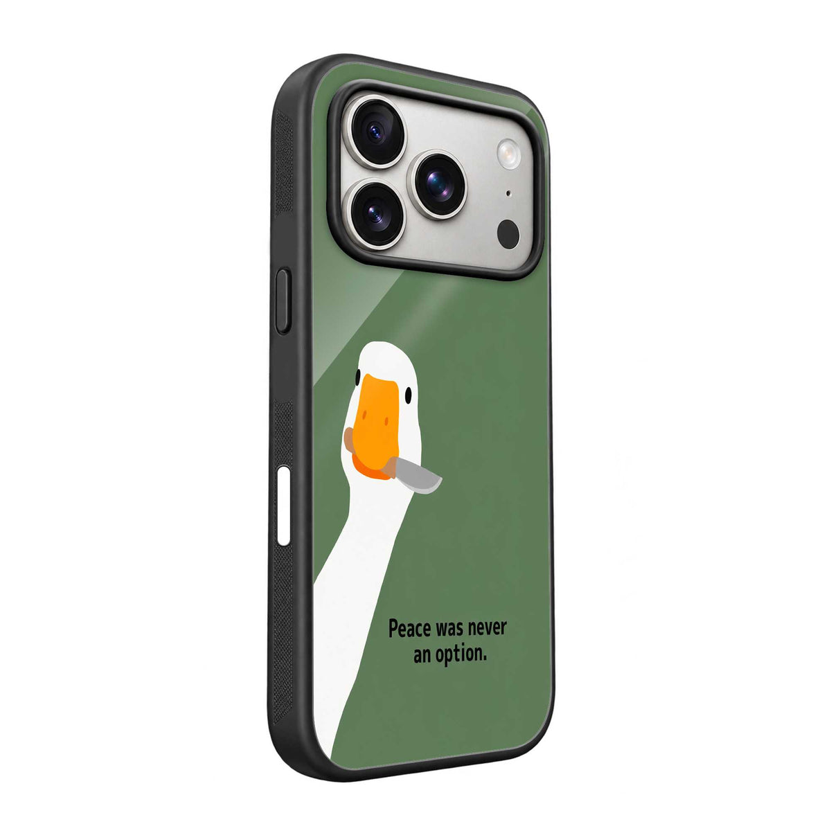 Chaos Goose Glass Case