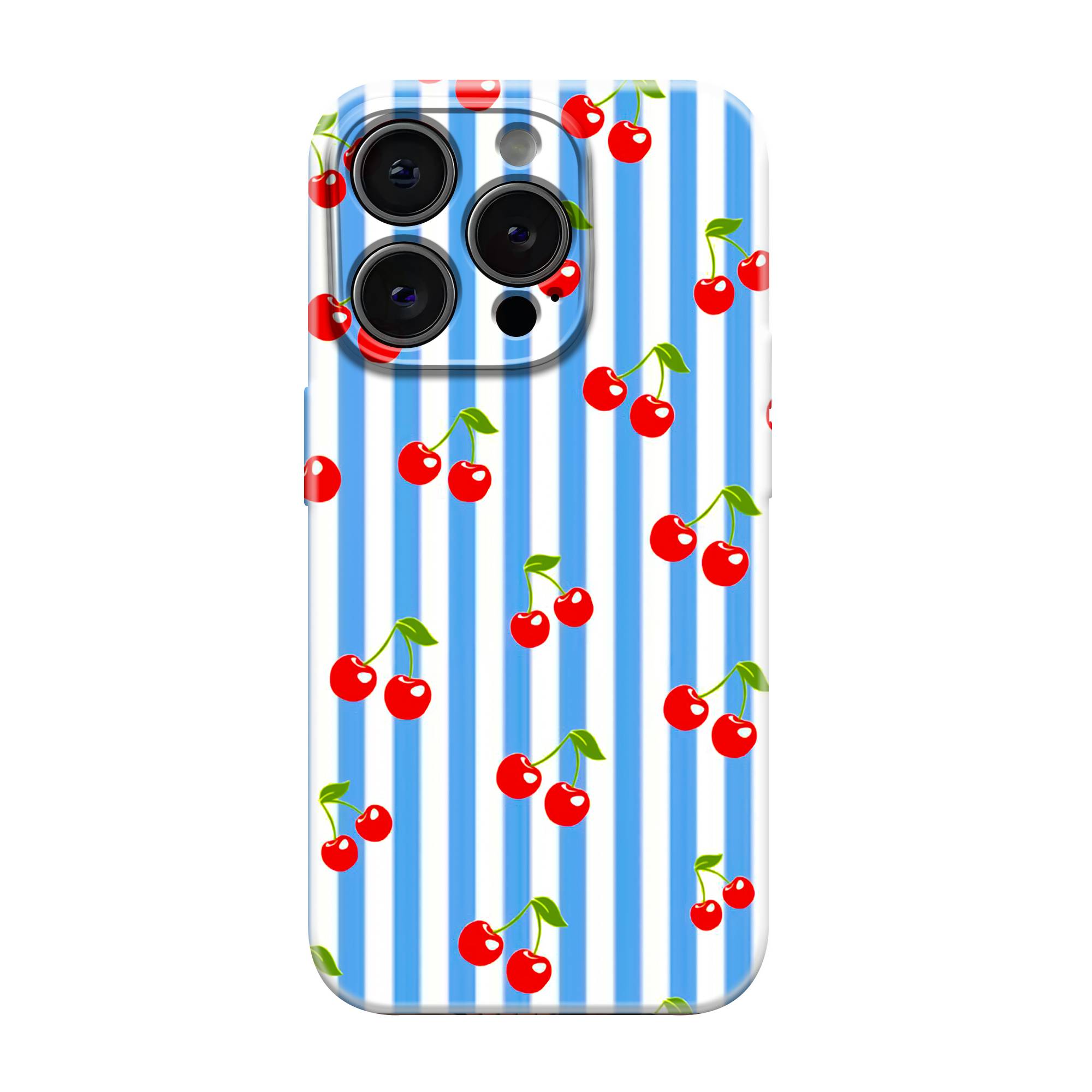 Cherry Lines Glossy Hard Case