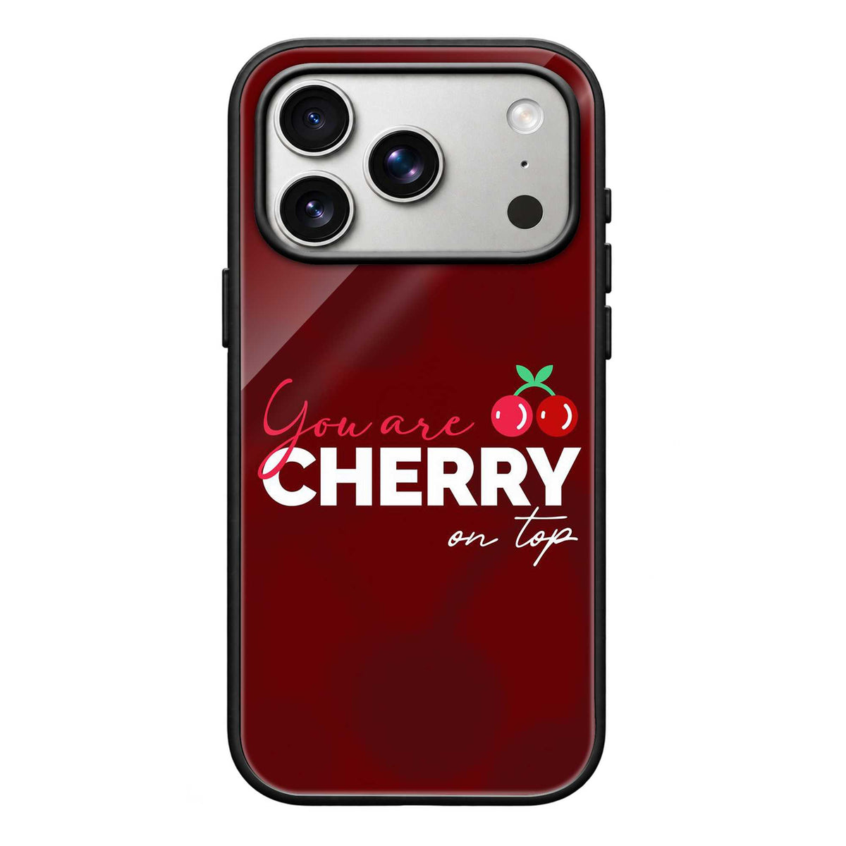 Cherry Love Glass Case