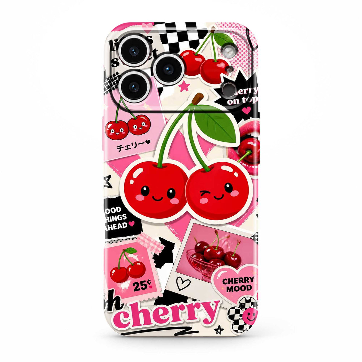 Cherry Mood Glossy Hard Case