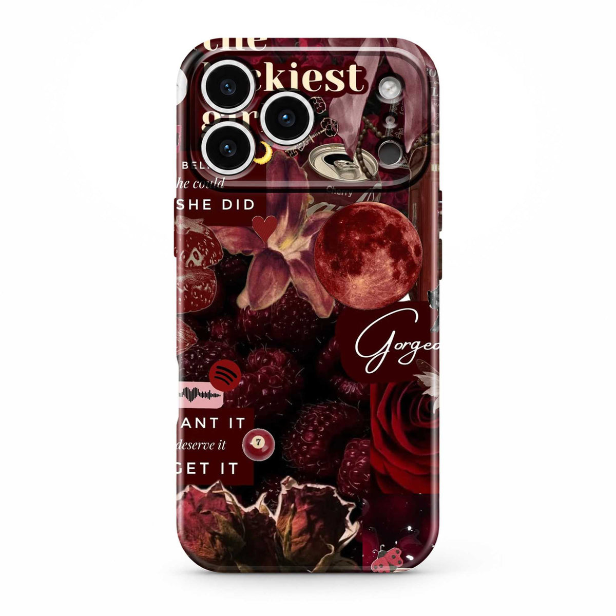 Cherry Moon Glossy Hard Case