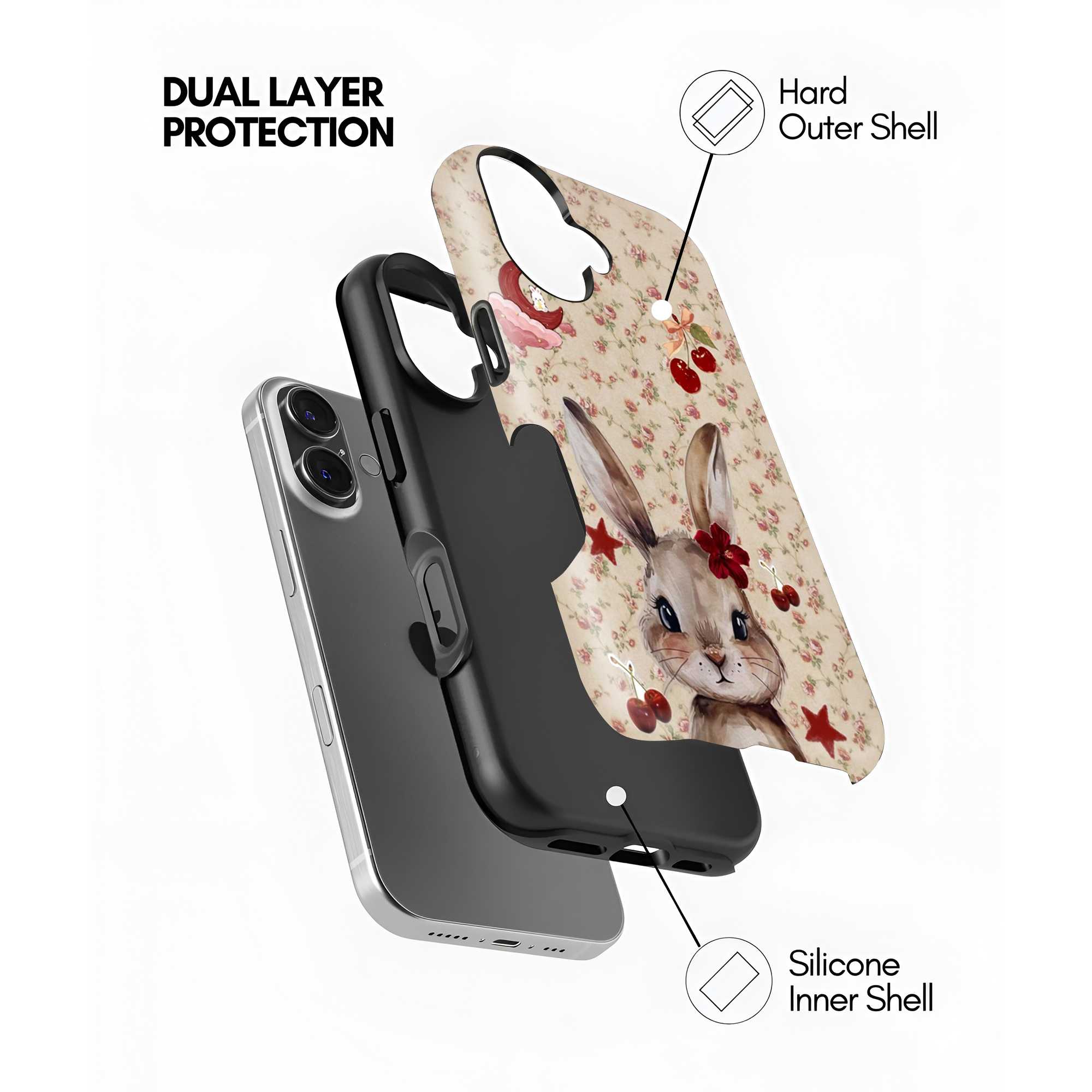 Cherry Bunny Dual Guard Case