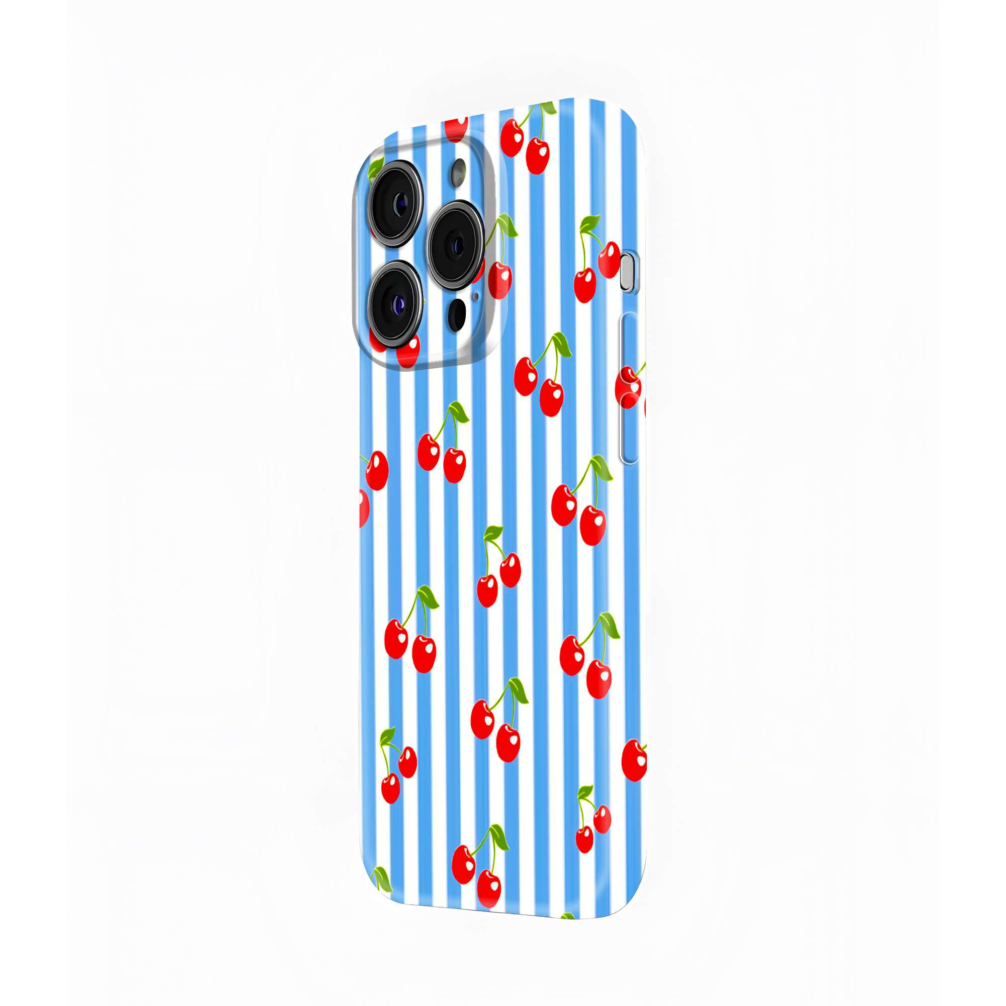 Cherry Lines Glossy Hard Case