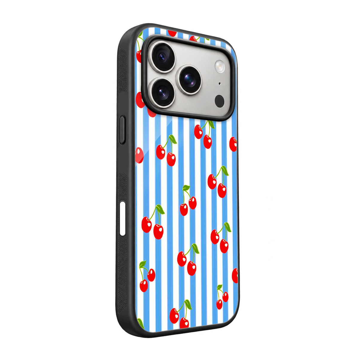 Cherry Lines Glass Case