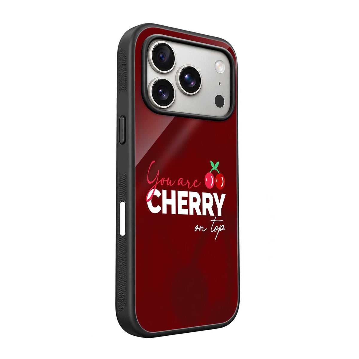 Cherry Love Glass Case