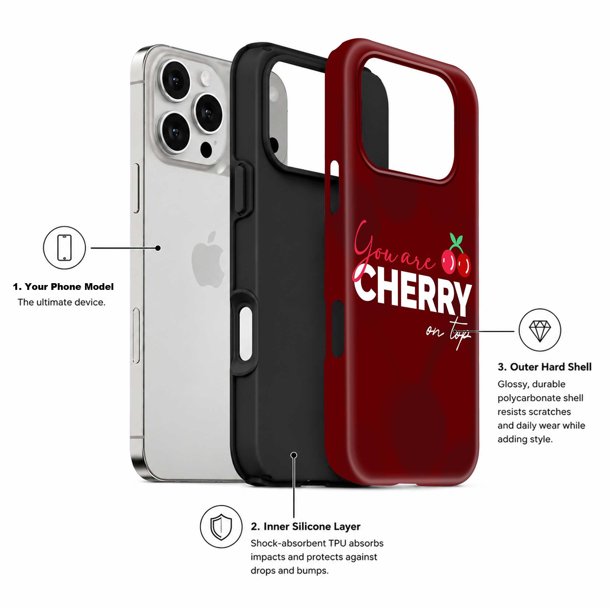 Cherry Love Dual Guard Case