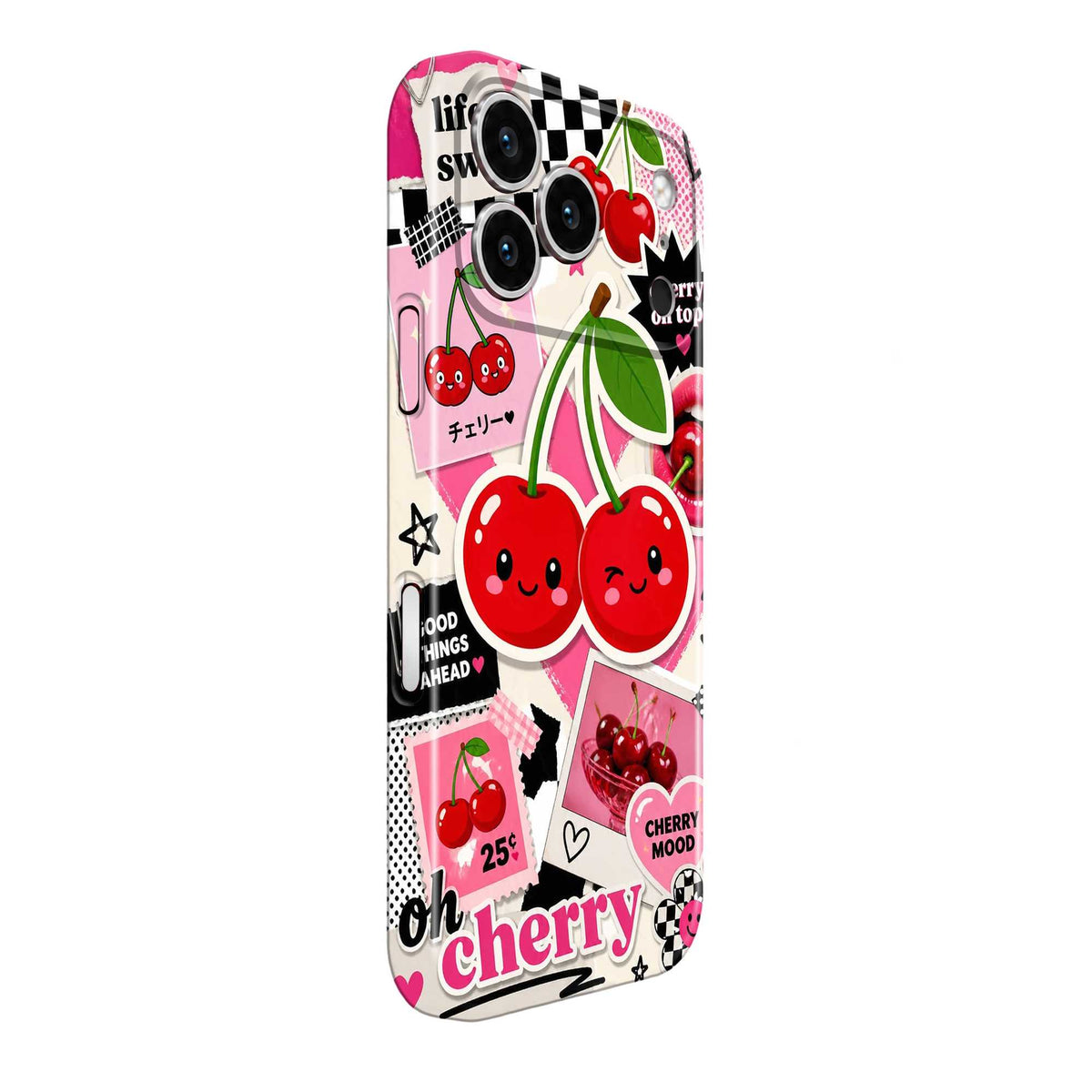 Cherry Mood Glossy Hard Case