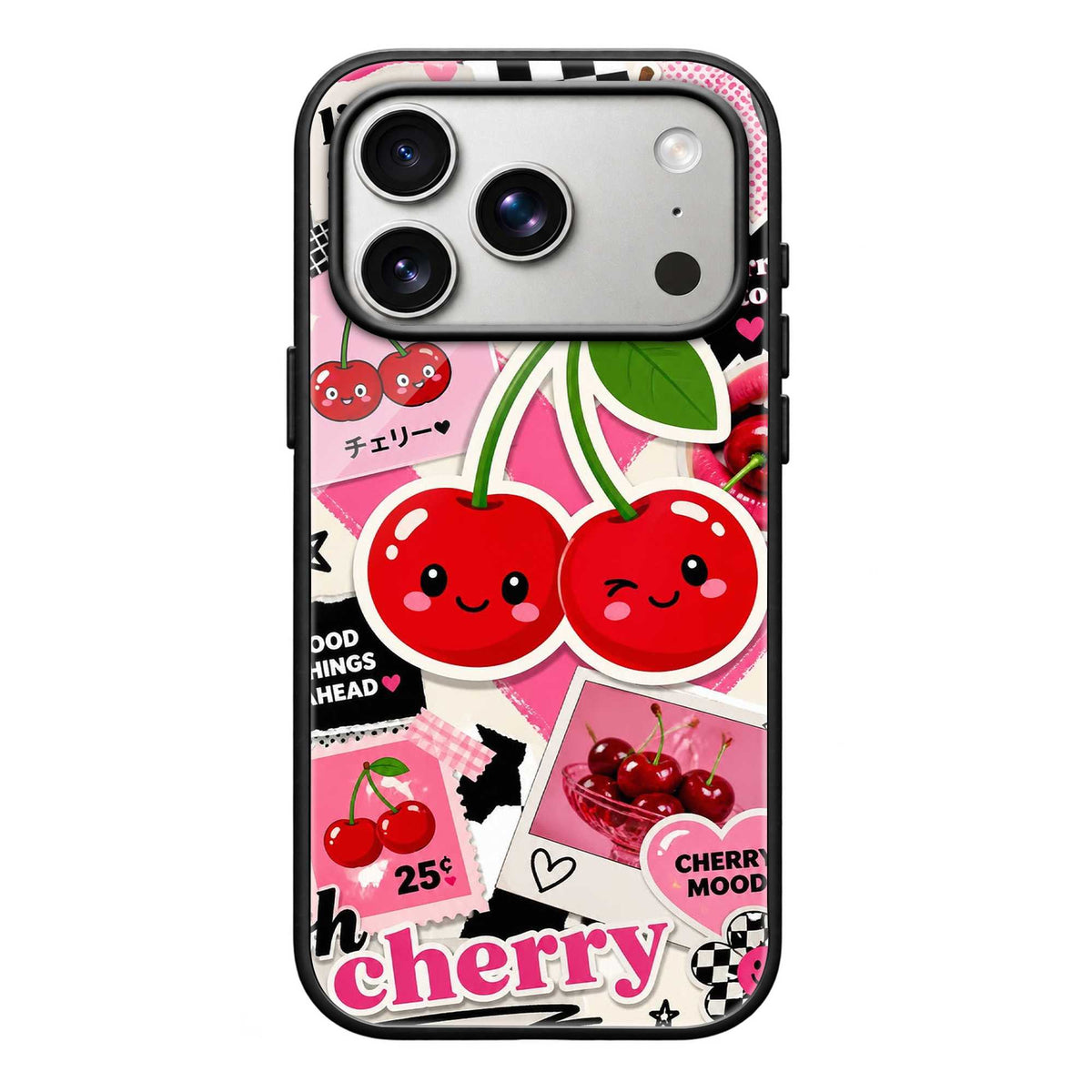 Cherry Mood Glass Case