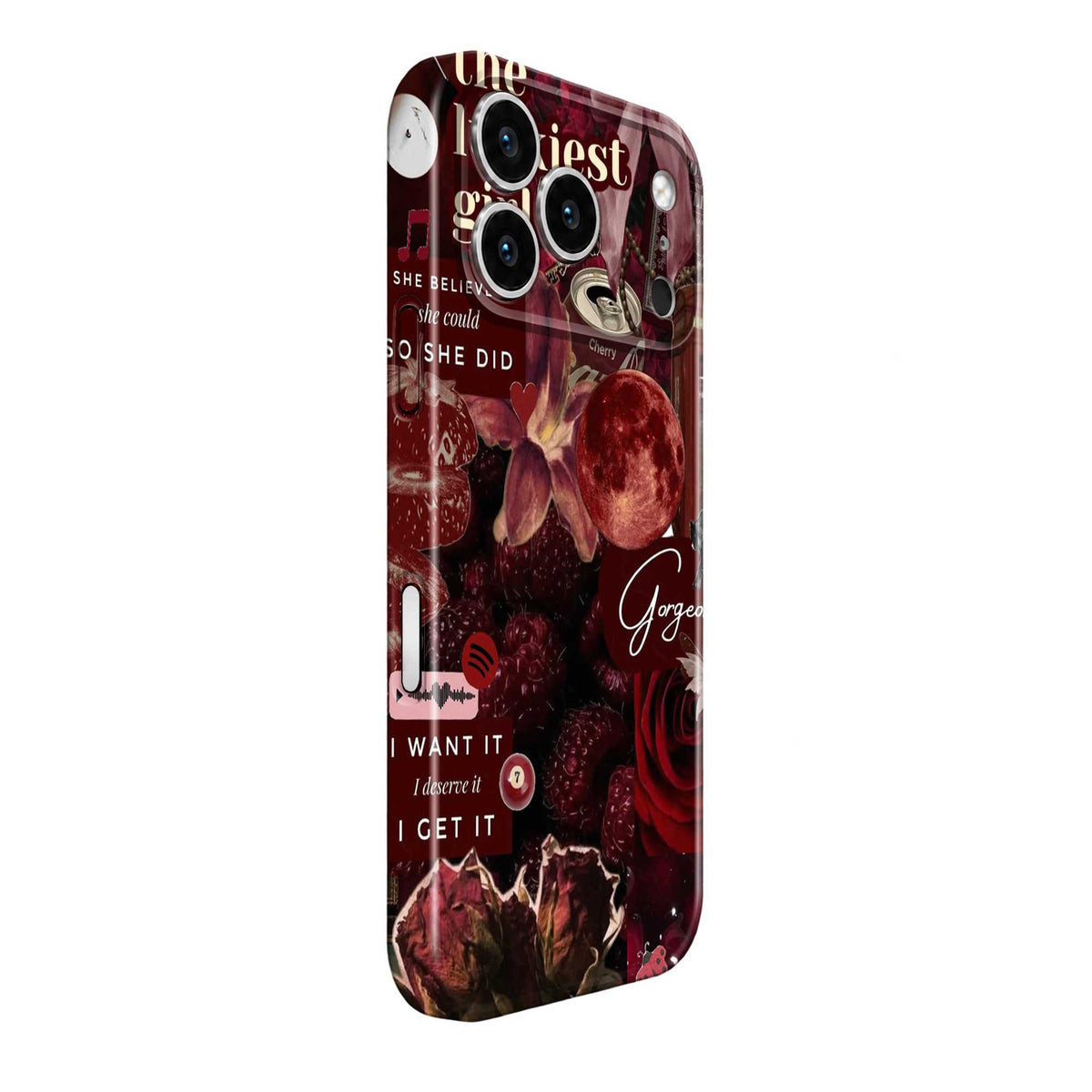 Cherry Moon Glossy Hard Case