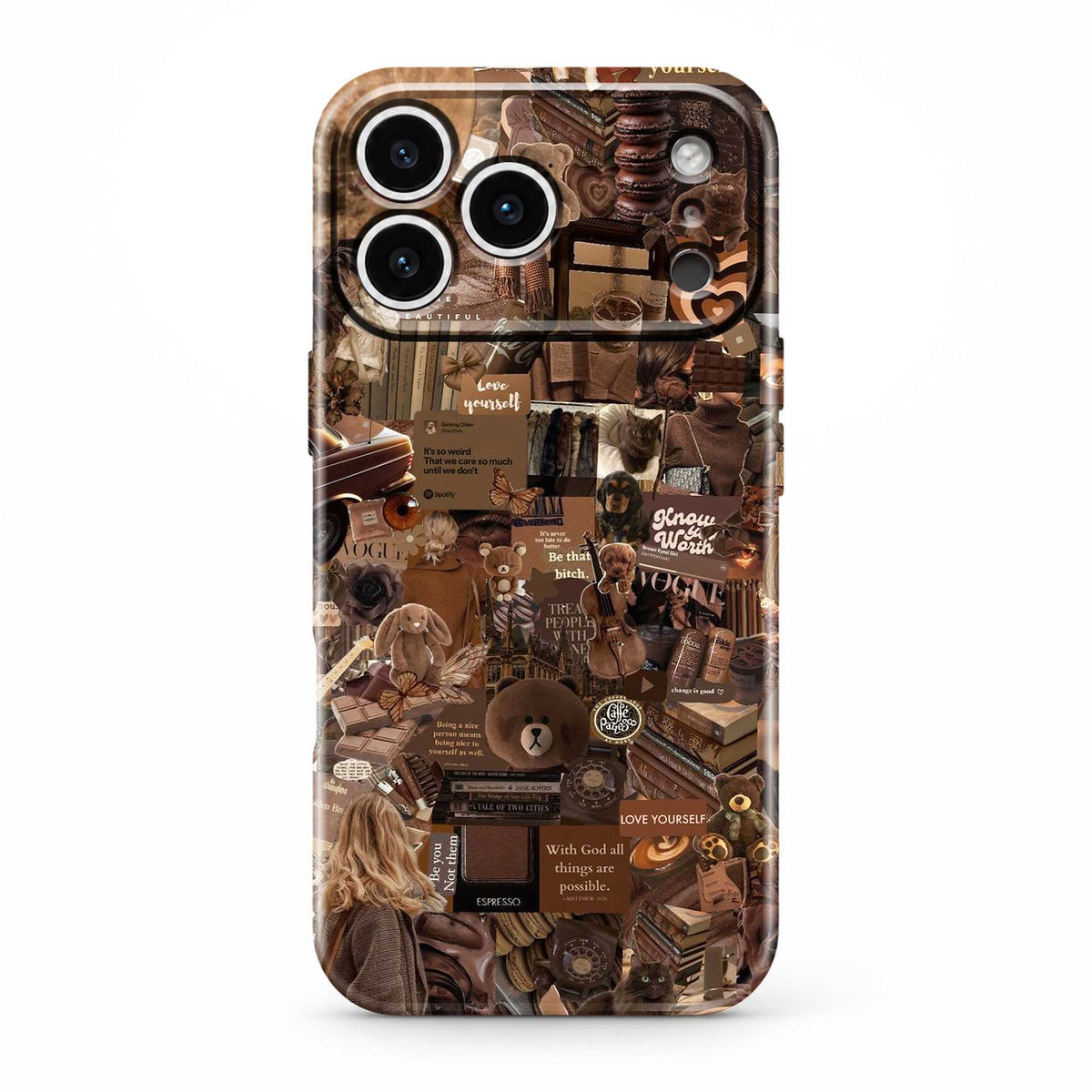 Chocolate Collage Glossy Hard Case