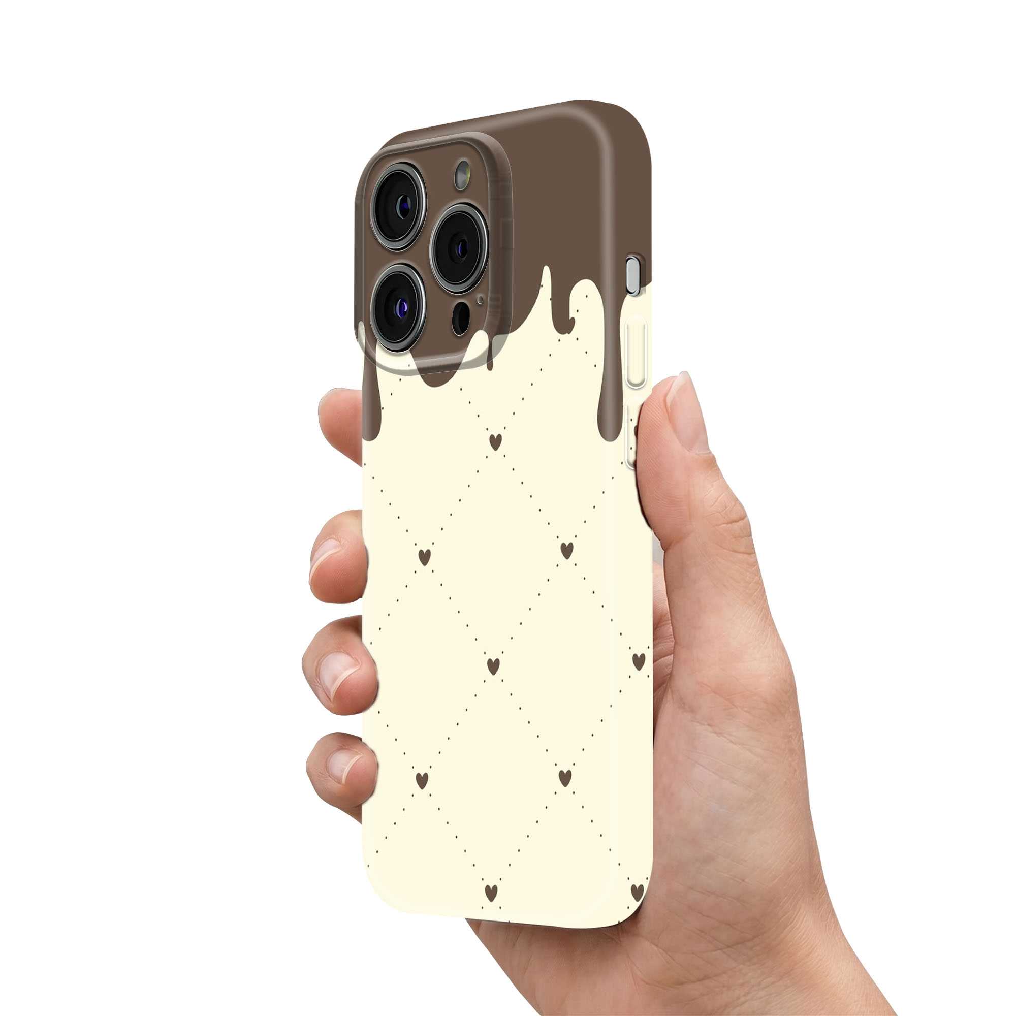 Chocolate Drip Glossy Hard Case