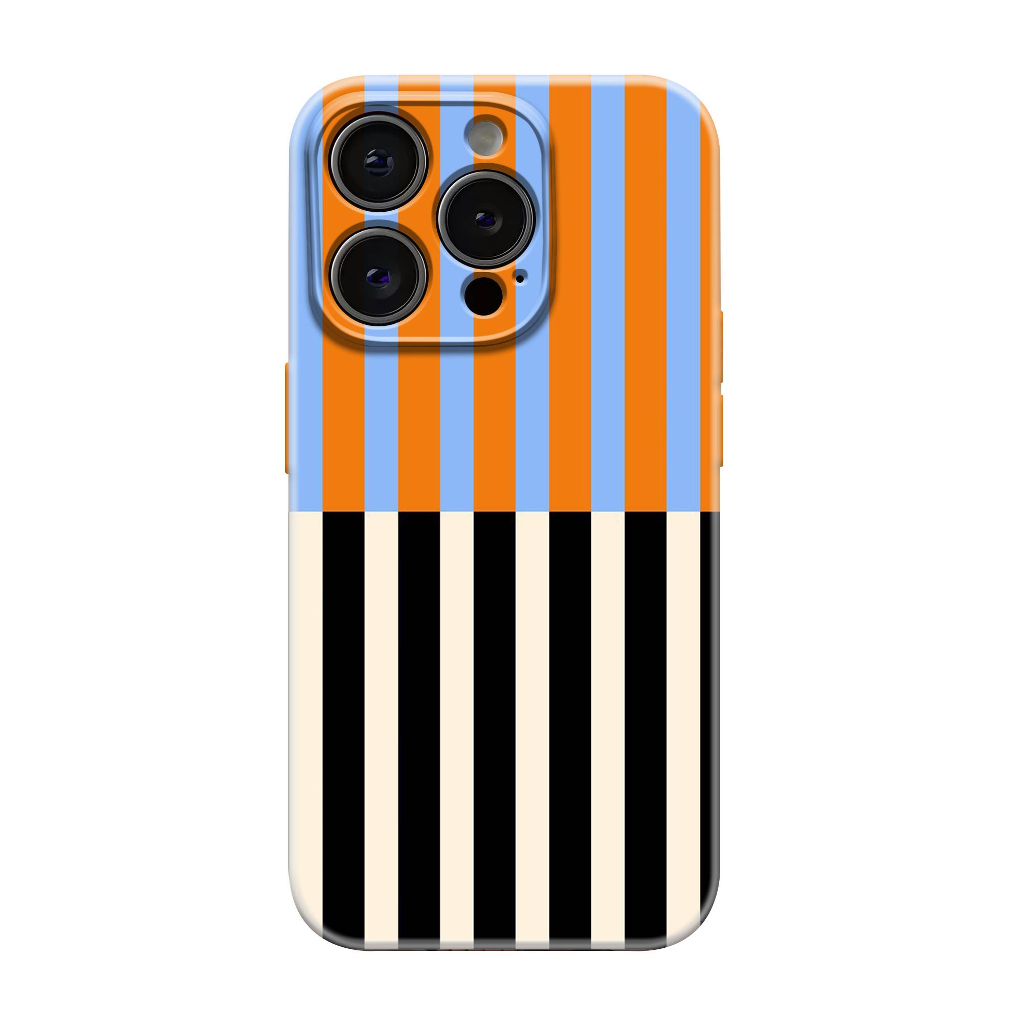 Citrus Stripes Glossy Hard Case